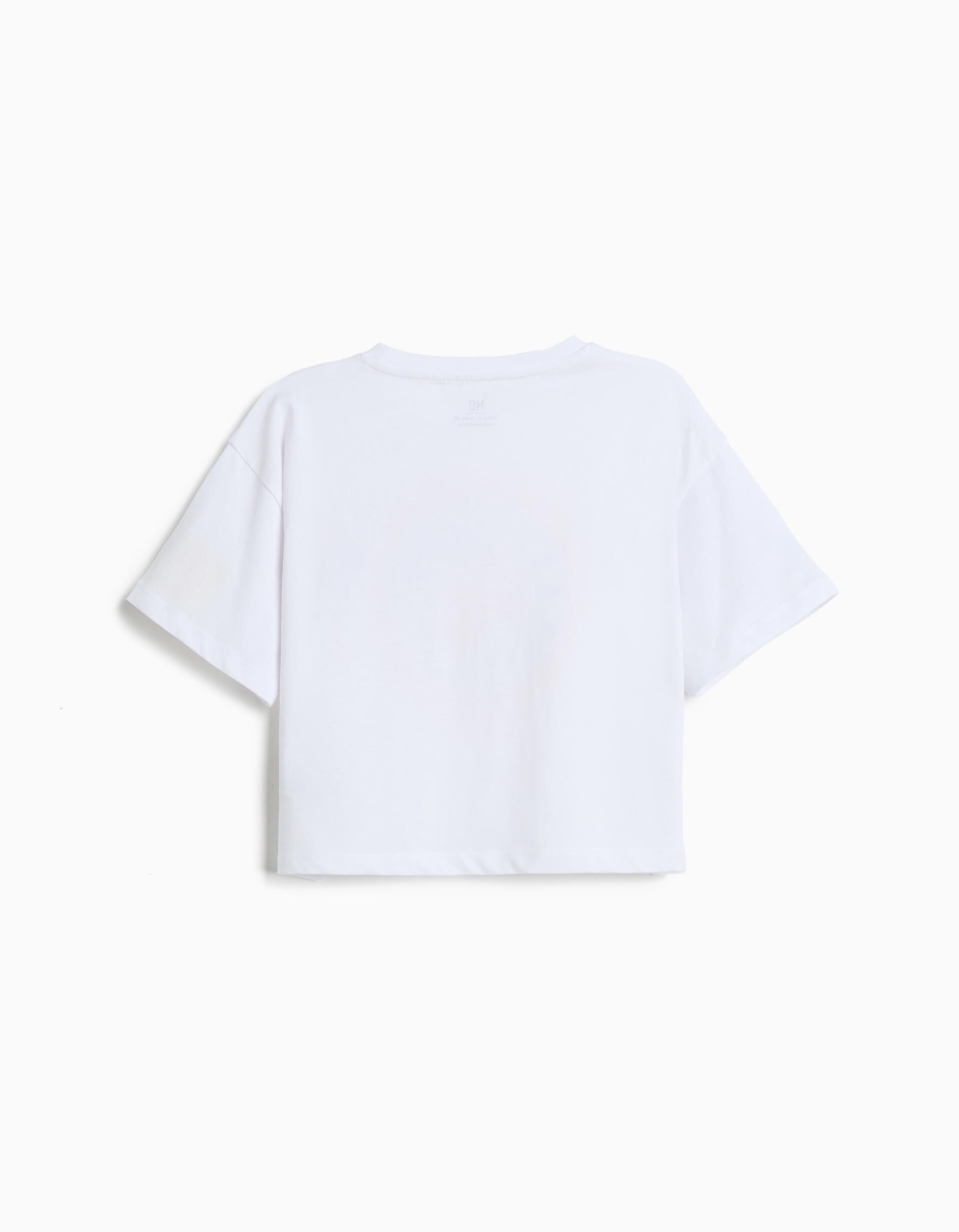 Comprar Online T-shirt Estampada, Menina, Branco