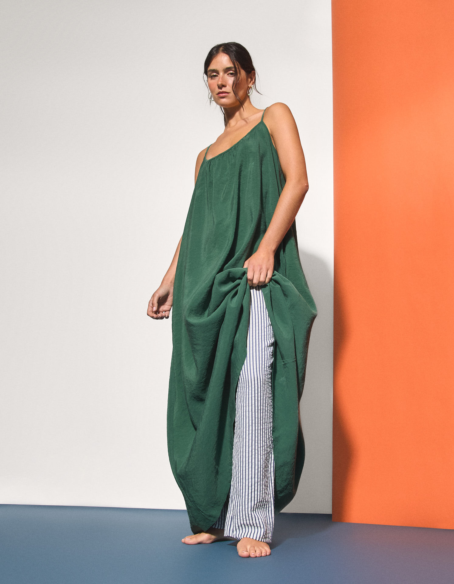 Comprar Online Vestido Modal, Mulher, Verde 