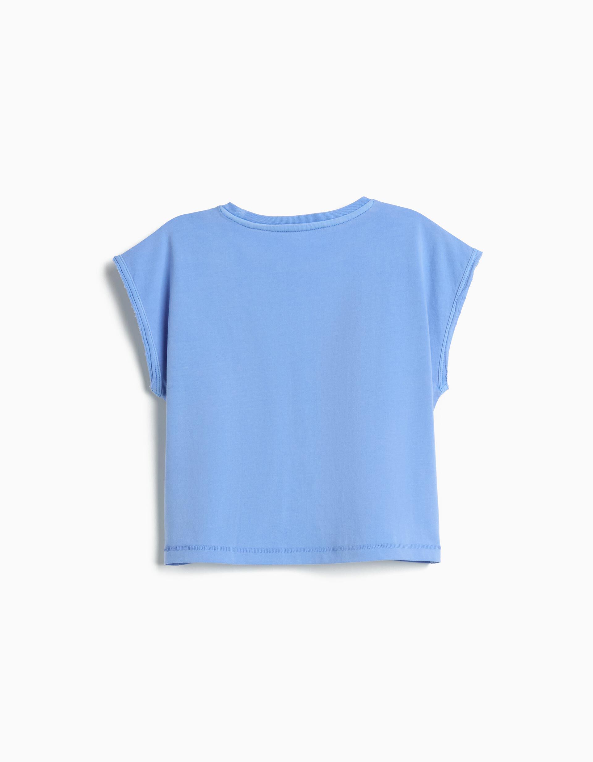 Comprar Online T-shirt Estampada, Menina, Azul