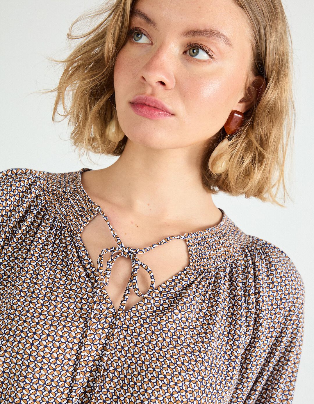 Blusa Viscose, Mulher, Azul