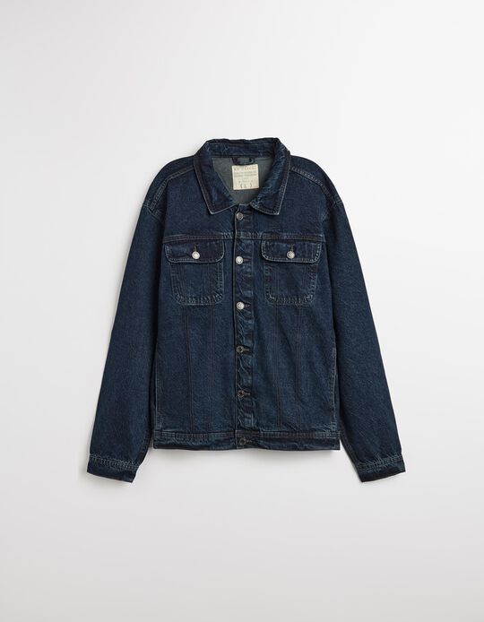 Comprar Online Casaco de Ganga, Homem, Azul Escuro 
