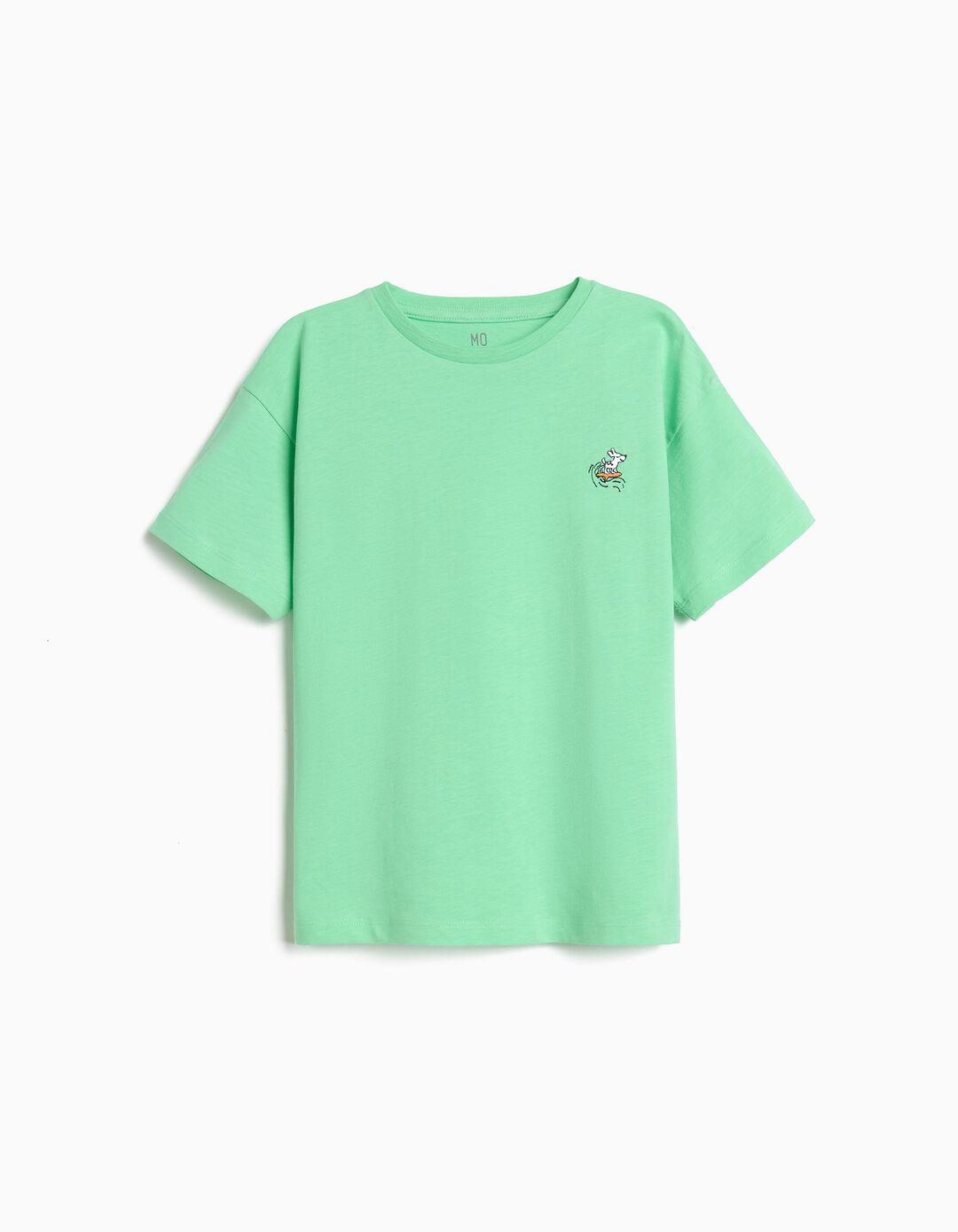 T-shirt, Menino, Verde Claro