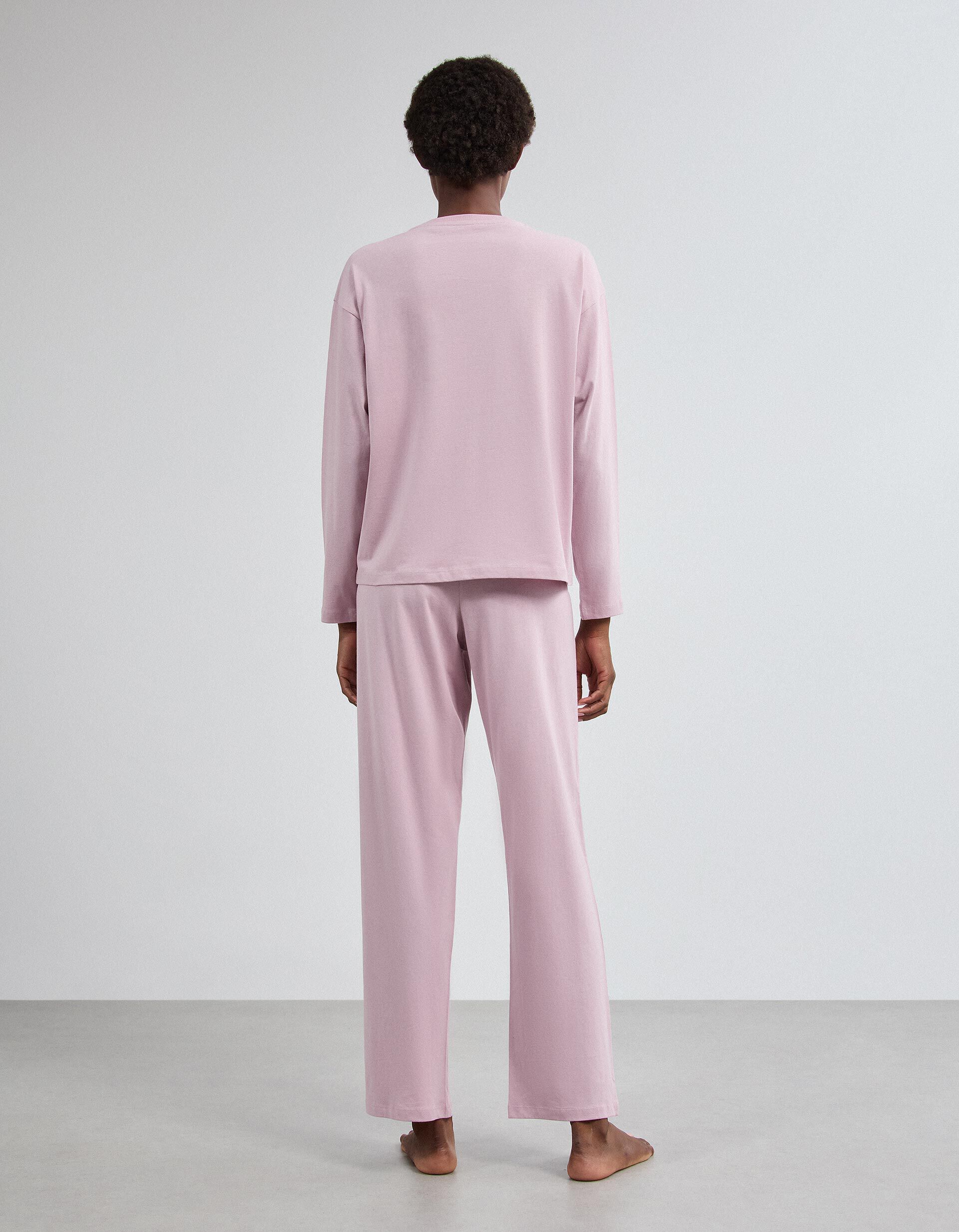 Comprar Online Pijama Jersey Estampado, Mulher, Rosa Claro