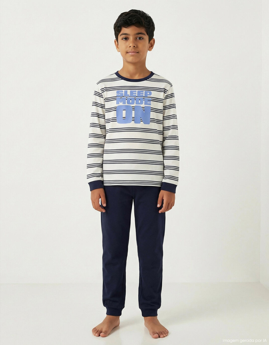 Pijama, Menino, Azul Escuro