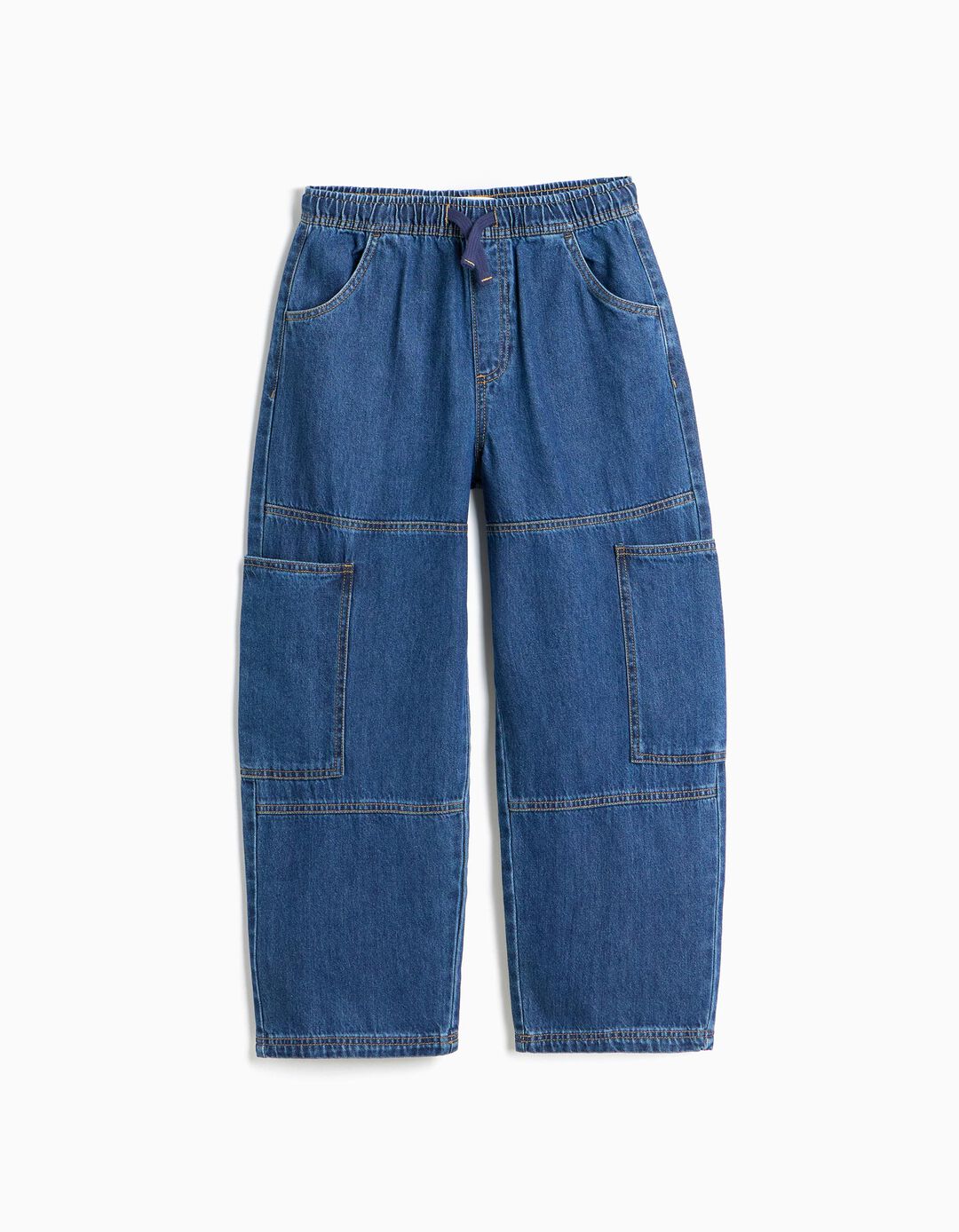 Cal&ccedil;as Jogger 'Baggy', Menino, Azul
