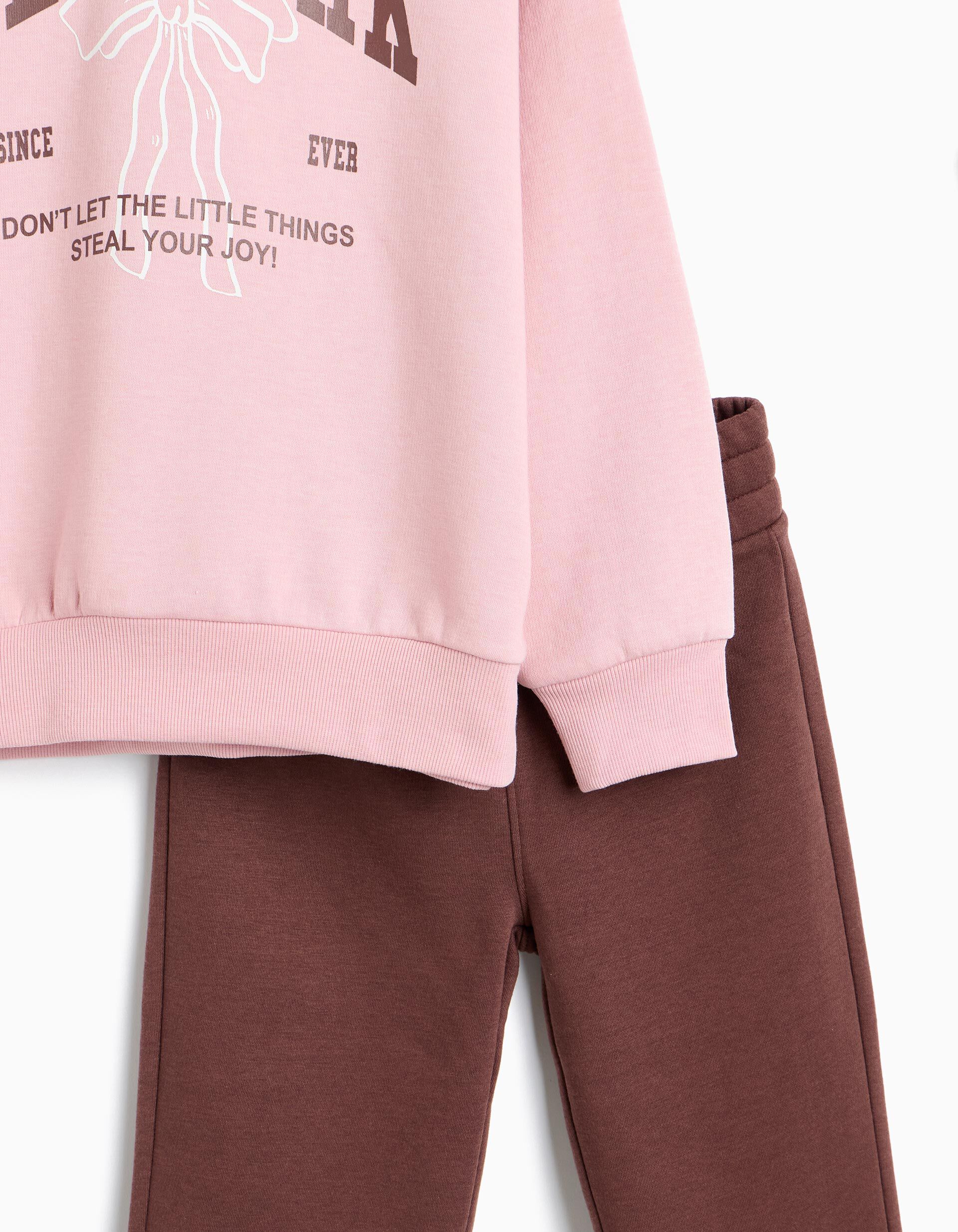 Comprar Online Conjunto De Felpa, Menina, Castanho