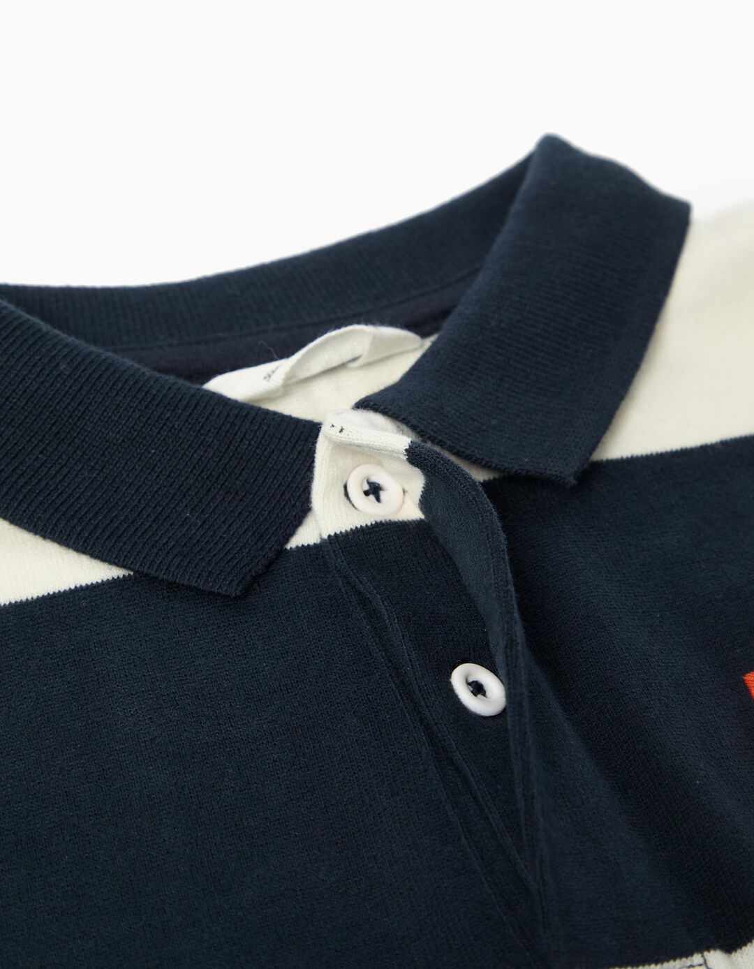 Polo Riscas, Menino, Azul Escuro 