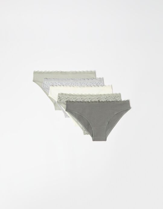 Comprar Online Pack 5 Cuecas, Mulher, Verde