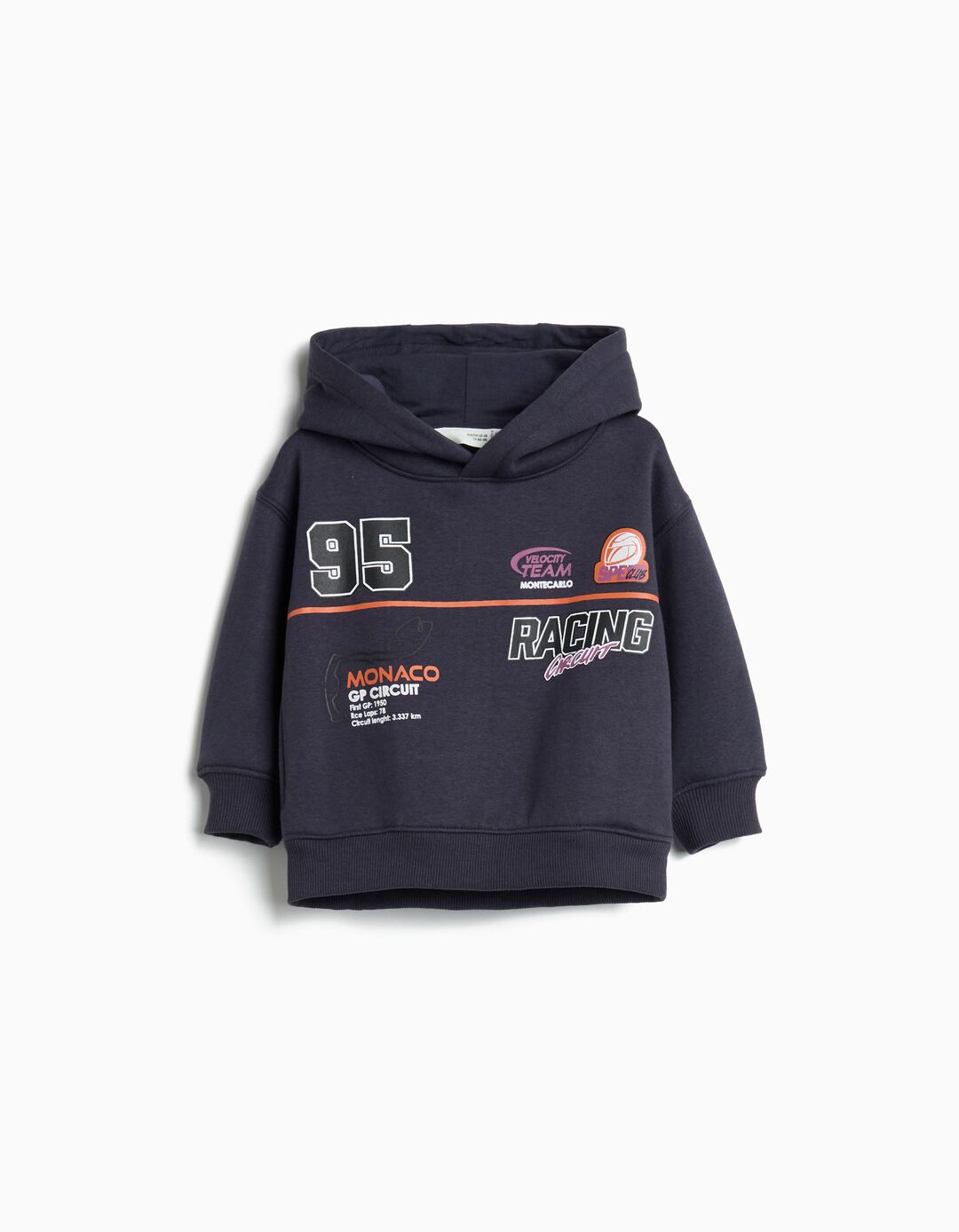 Sweatshirt com Capuz, Menino, Azul Escuro