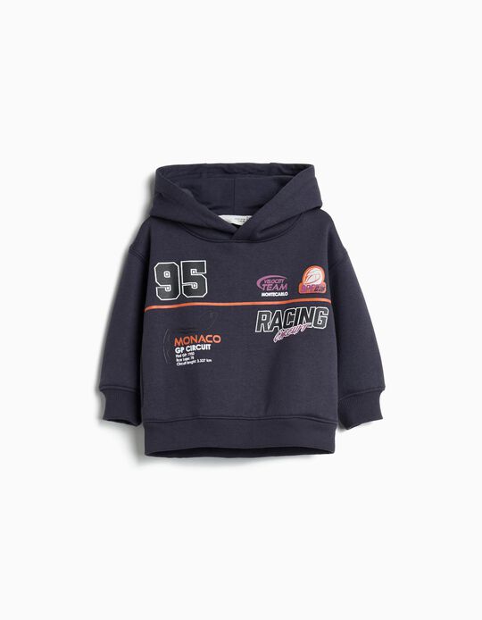 Comprar Online Sweatshirt com Capuz, Menino, Azul Escuro