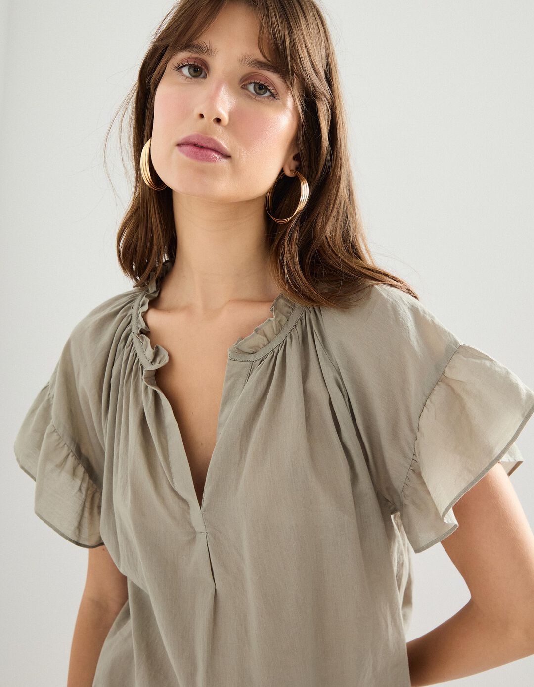 Blusa, Mulher, Verde Claro 