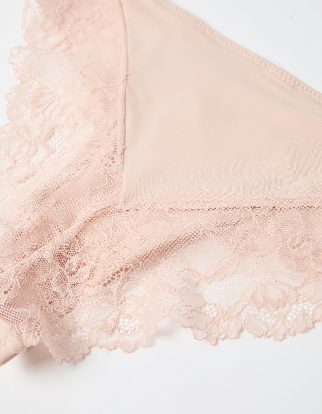 Cuecas Brief com Renda, Mulher, Rosa Claro