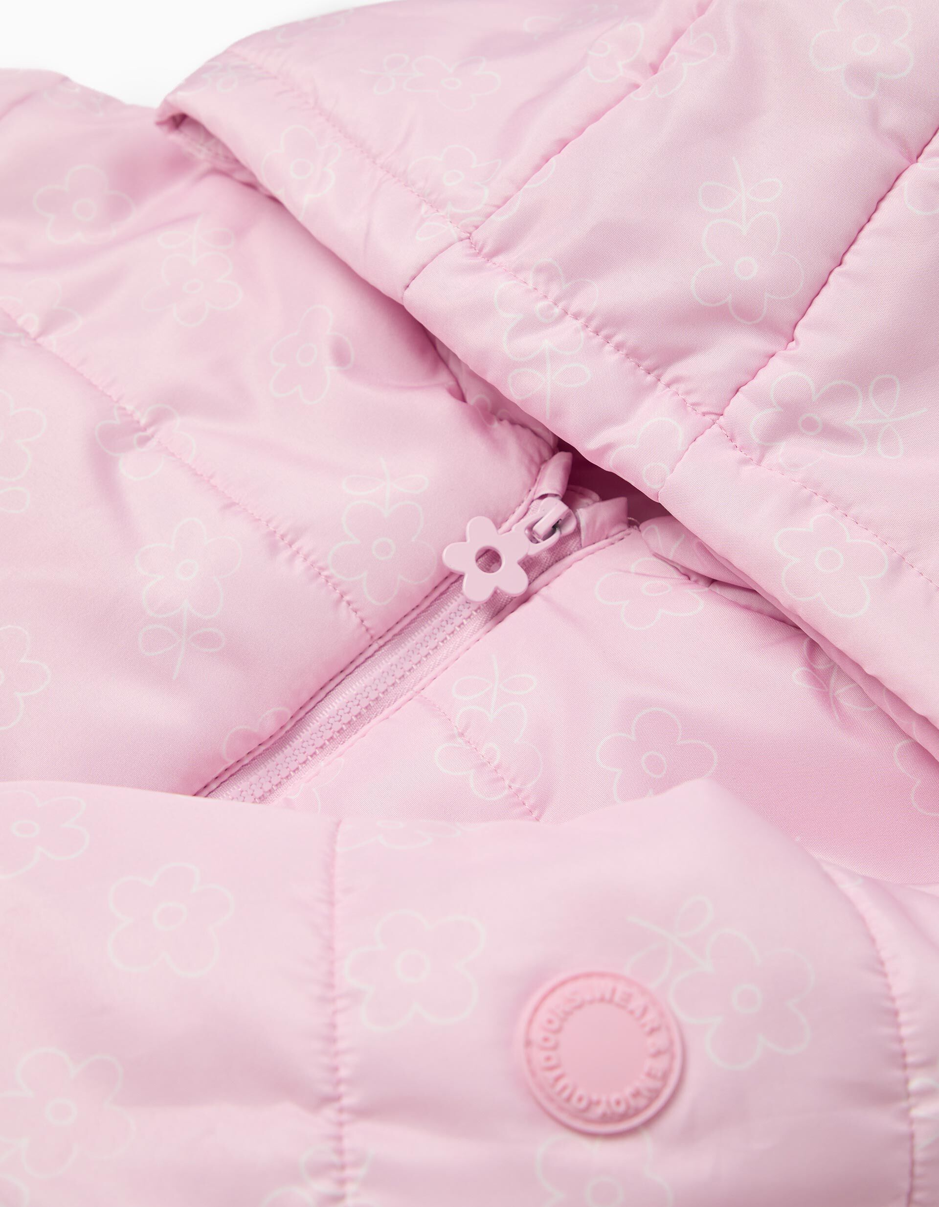 Comprar Online Casaco Acolchoado, Menina, Rosa Claro