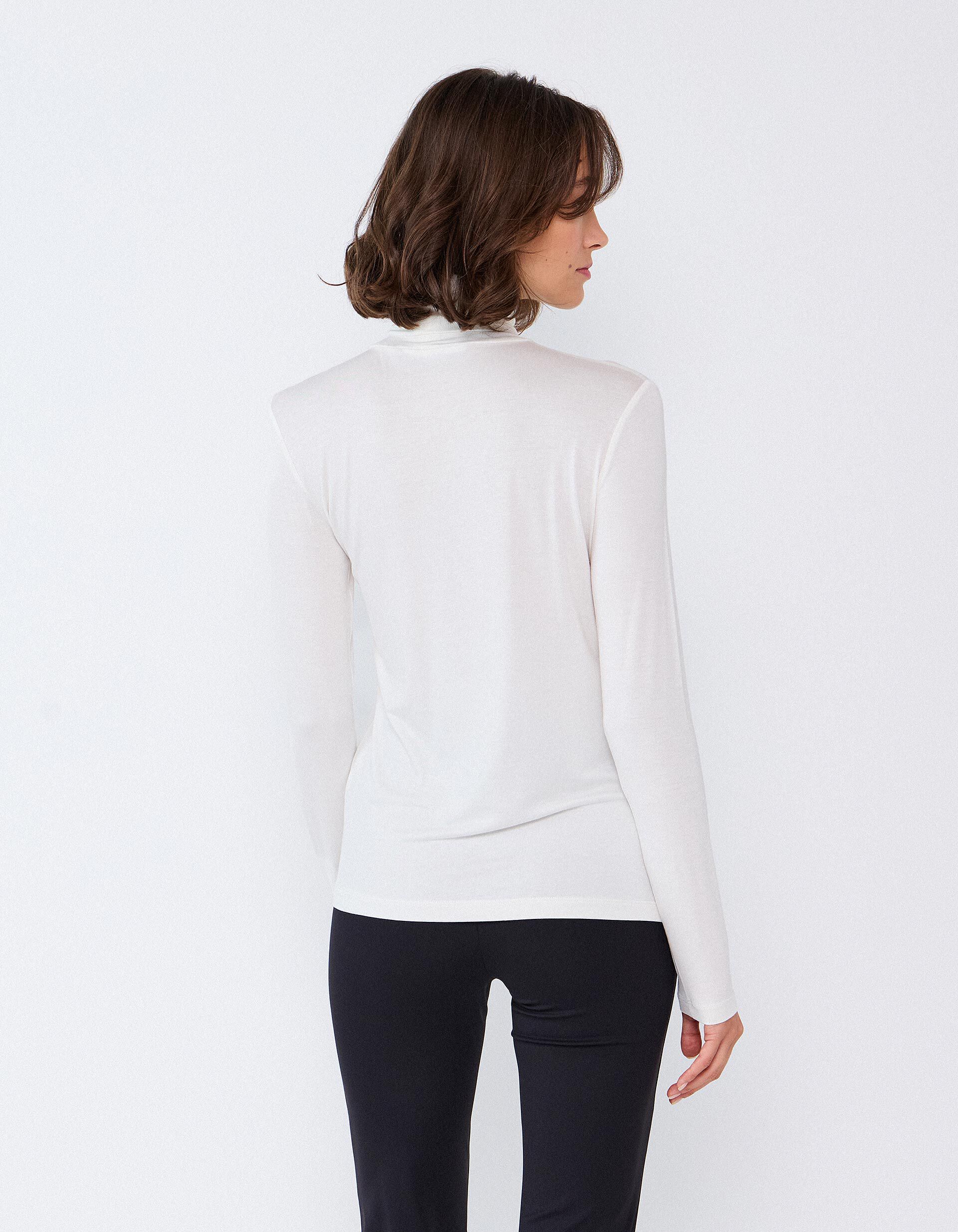 Comprar Online Camisola De Gola Alta, Mulher, Bege Claro