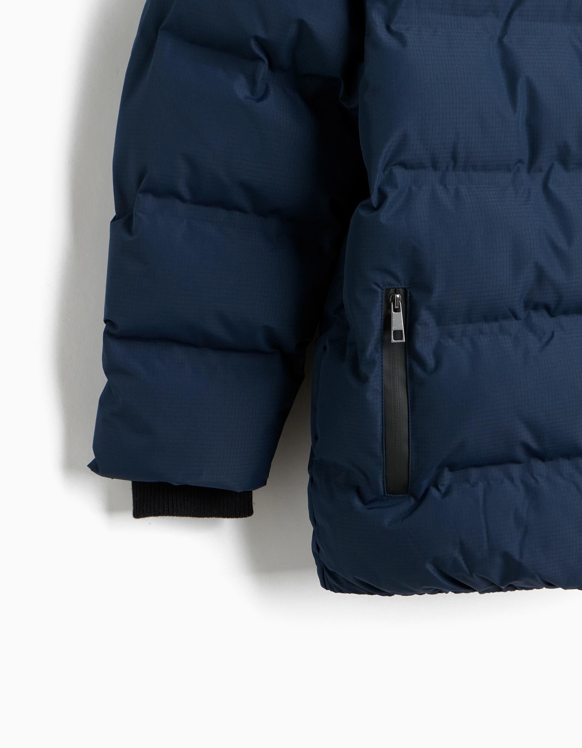 Comprar Online Casaco Acolchoado Com Capuz, Menino, Azul Escuro