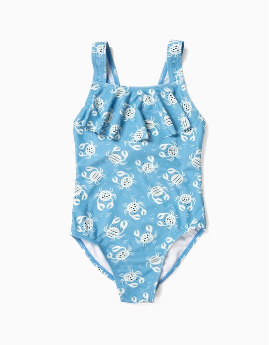 Fato de Banho para Menina 'B&S' Caranguejos Anti-UV 80, Azul