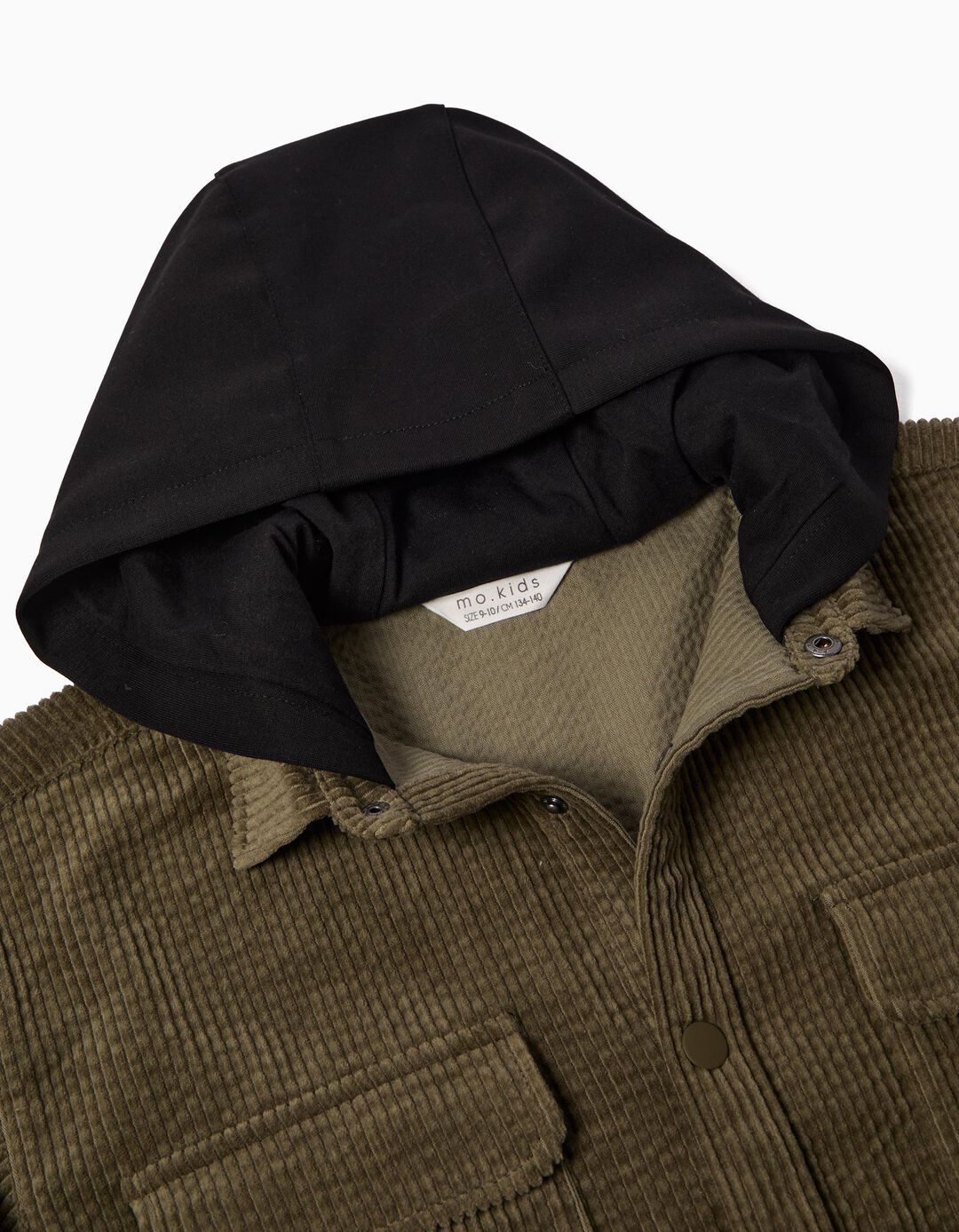 Sobrecamisa de Bombazine, Menino, Verde Escuro 