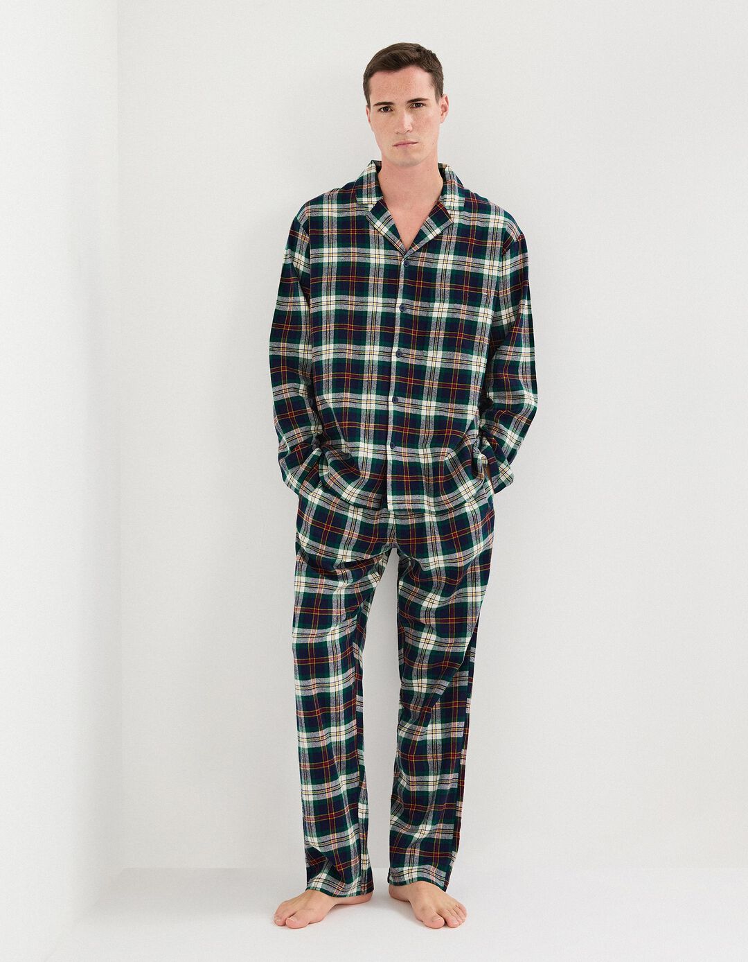 Pijama Flanela Natal, Homem, Multicor
