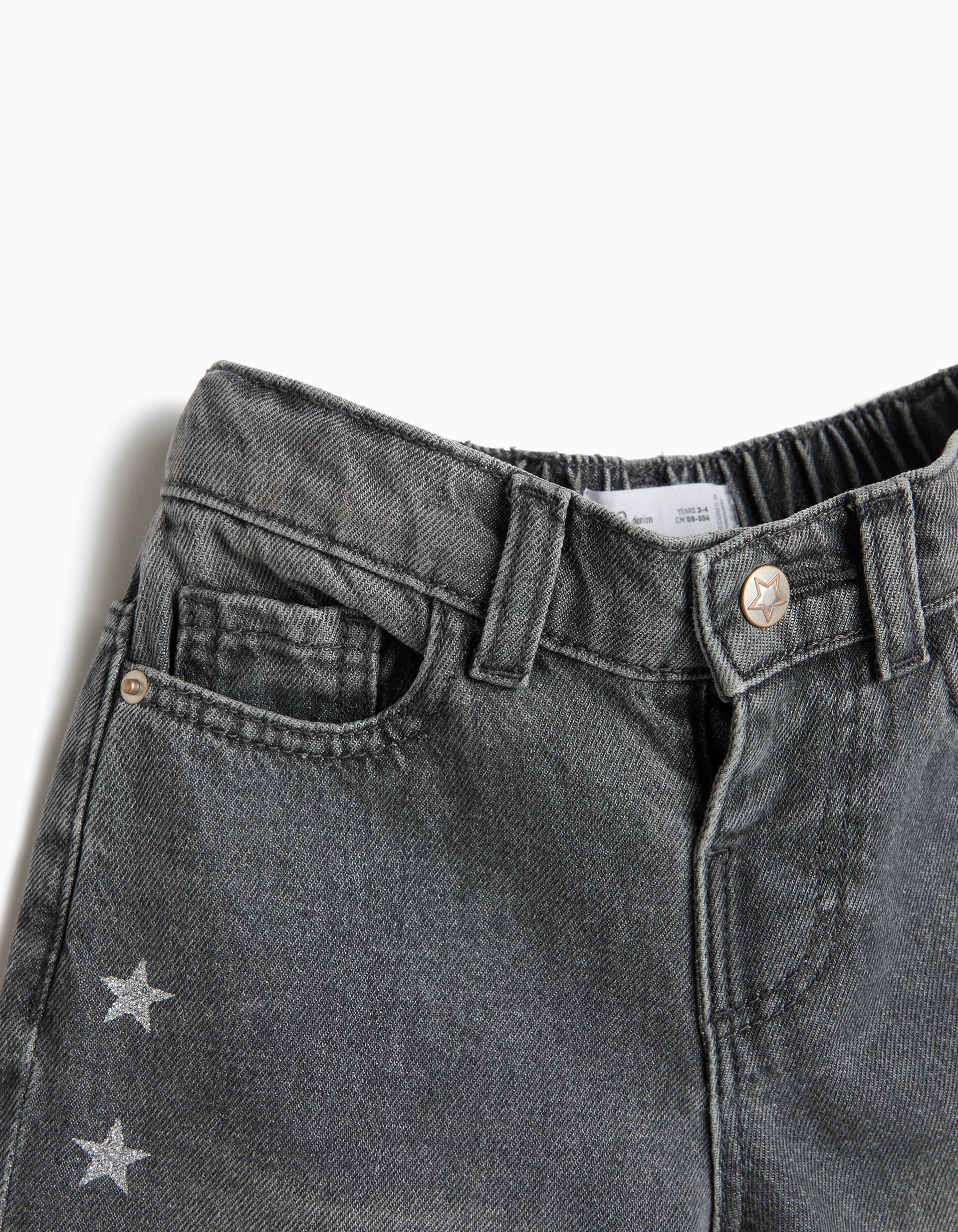 Comprar Online Cal&ccedil;as Wide Leg, Menina, Cinzento