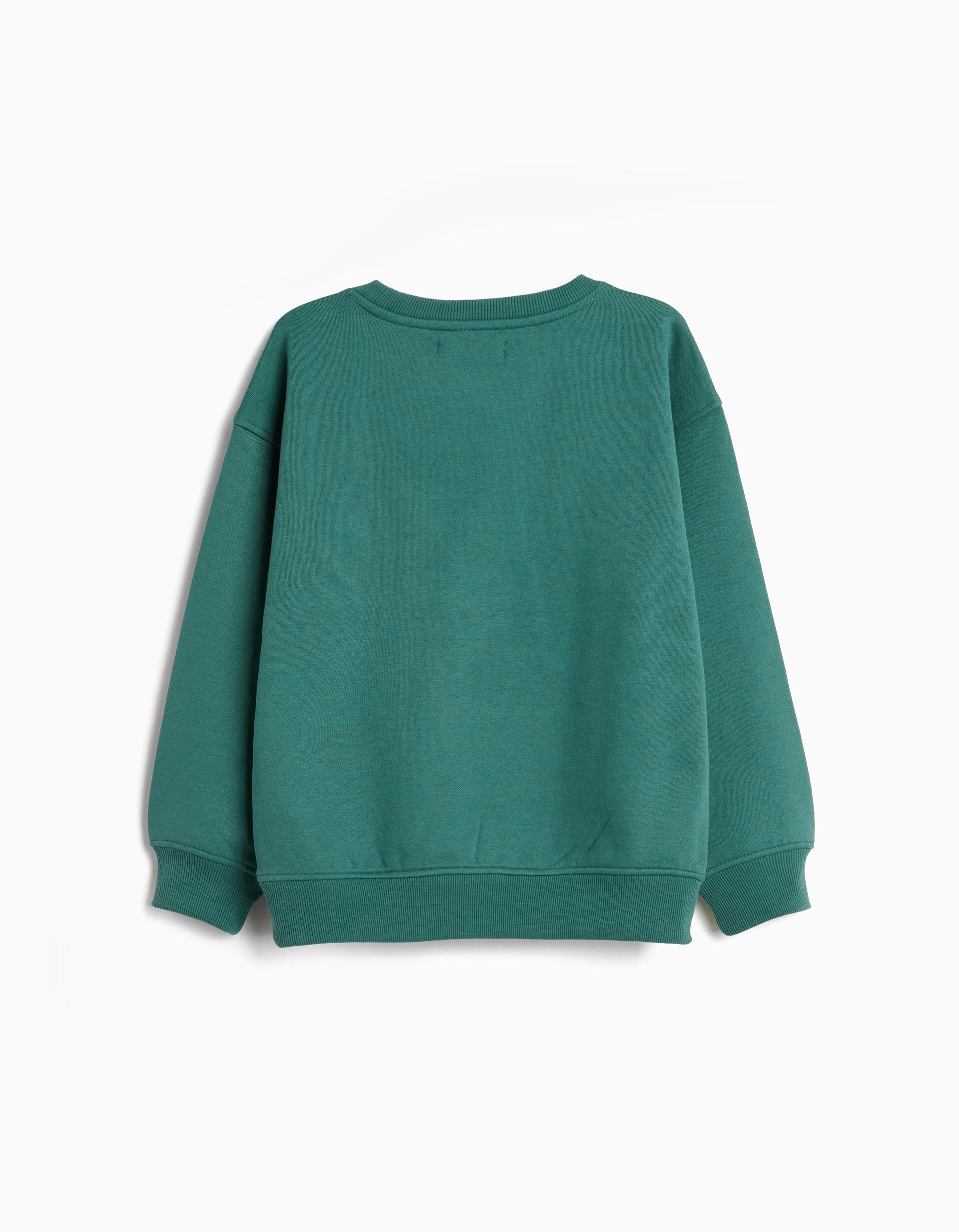 Comprar Online Sweatshirt de Felpa, Menino, Verde Escuro