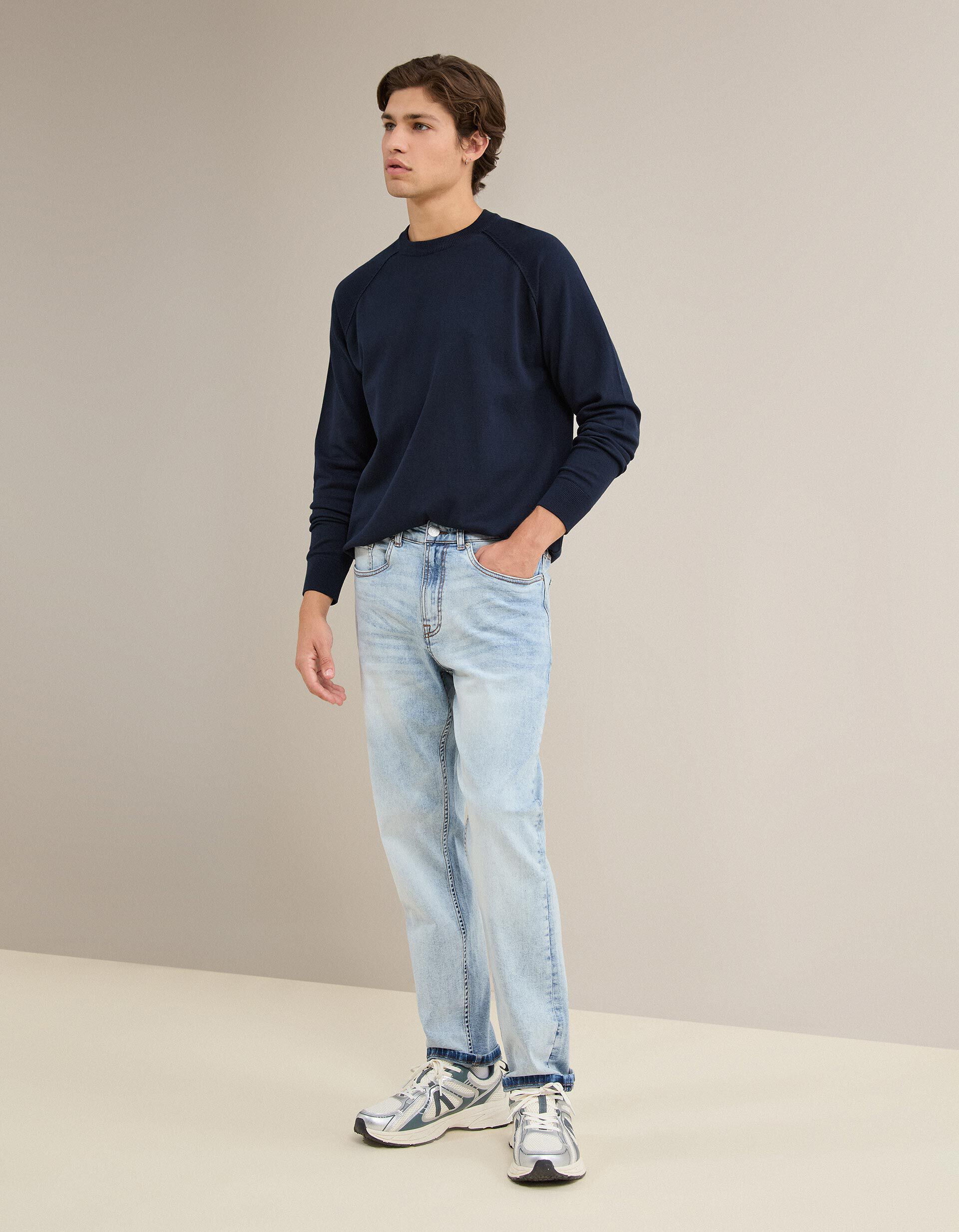 Comprar Online Cal&ccedil;as De Ganga 'Tapered Fit', Homem, Azul Claro