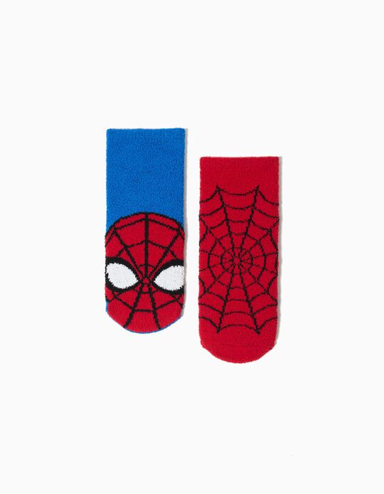 Comprar Online Pack 2 Pares Meias Antiderrapantes 'Spider-Man' ©Disney, Menino, Vermelho
