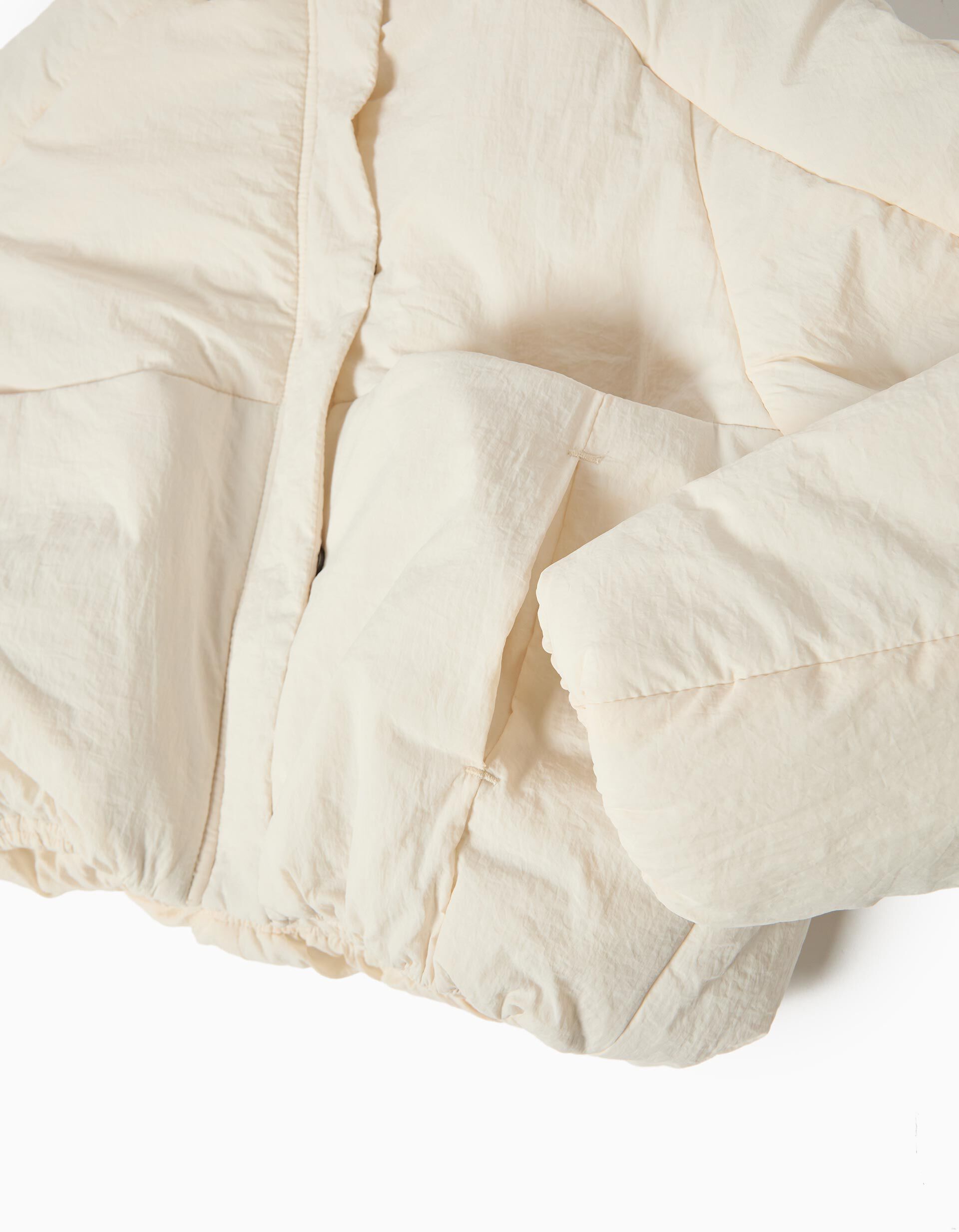 Comprar Online Casaco Acolchoado, Menina, Bege Claro