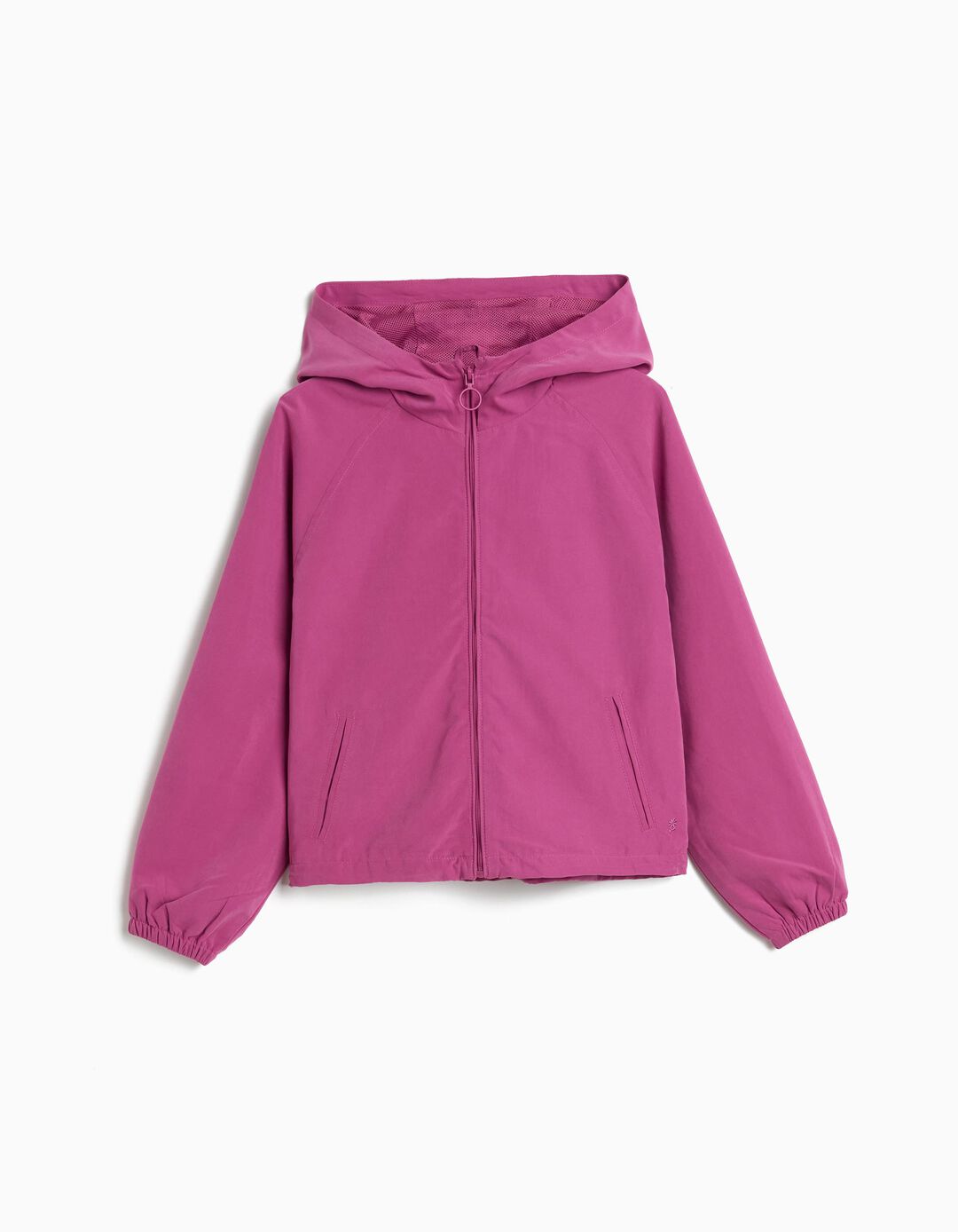 Corta-vento, Menina, Rosa Escuro