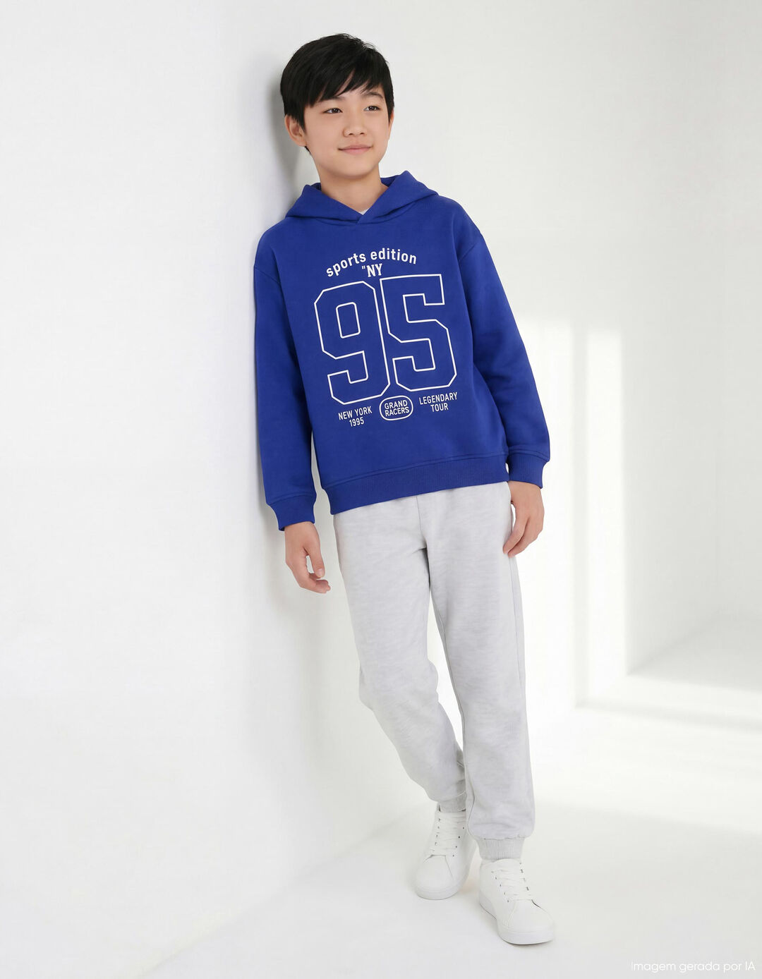 Conjunto de Jogging, Menino, Azul