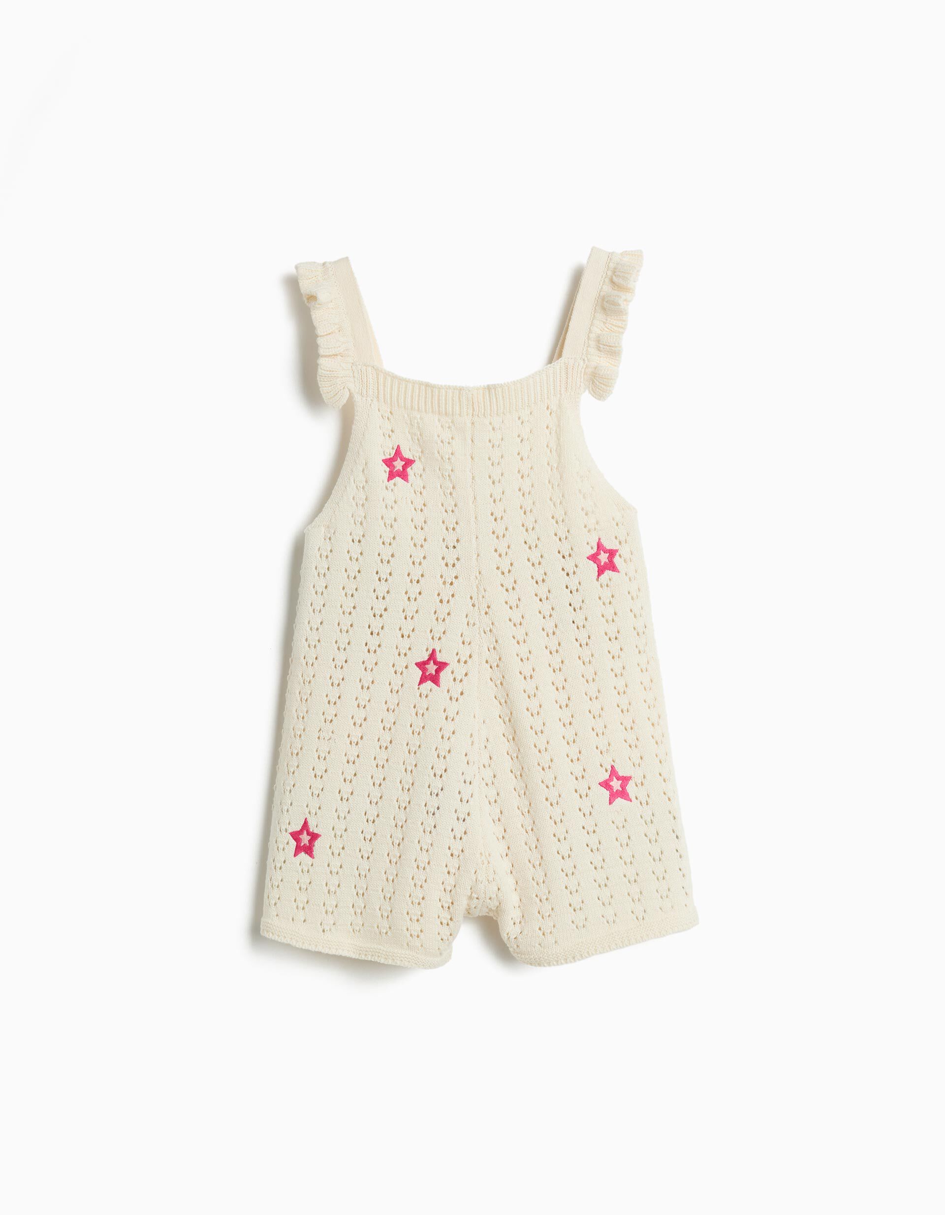 Comprar Online Jardineiras Crochet, Menina, Cru