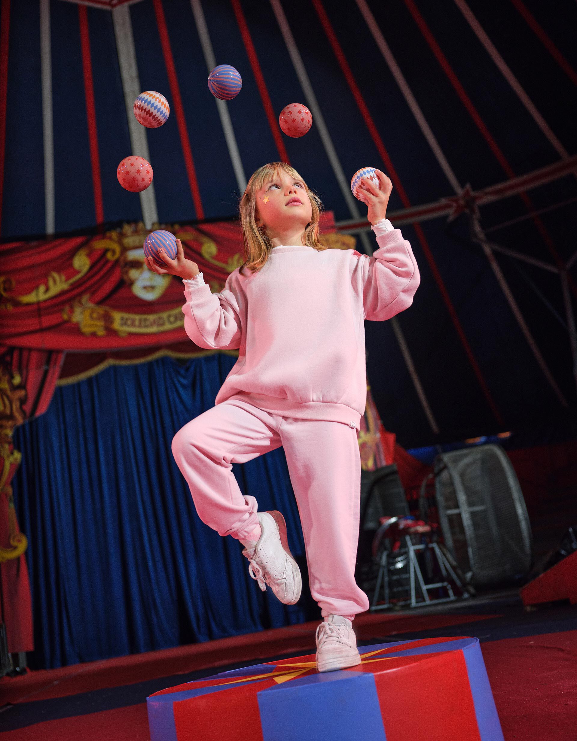 Pack 2 Joggers de Felpa, Menina, Rosa Claro