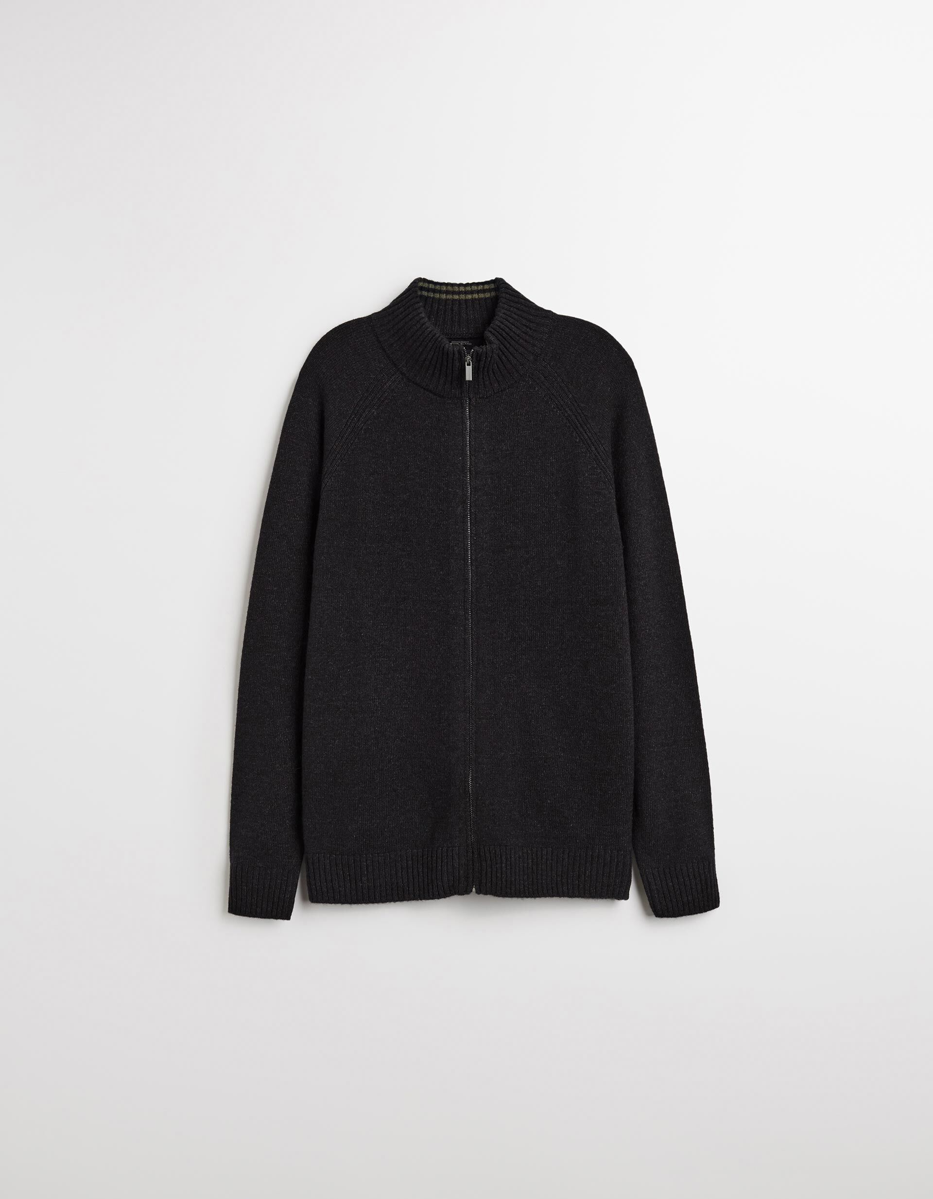 Comprar Online Casaco de Fecho com L&atilde;, Homem, Cinzento Escuro