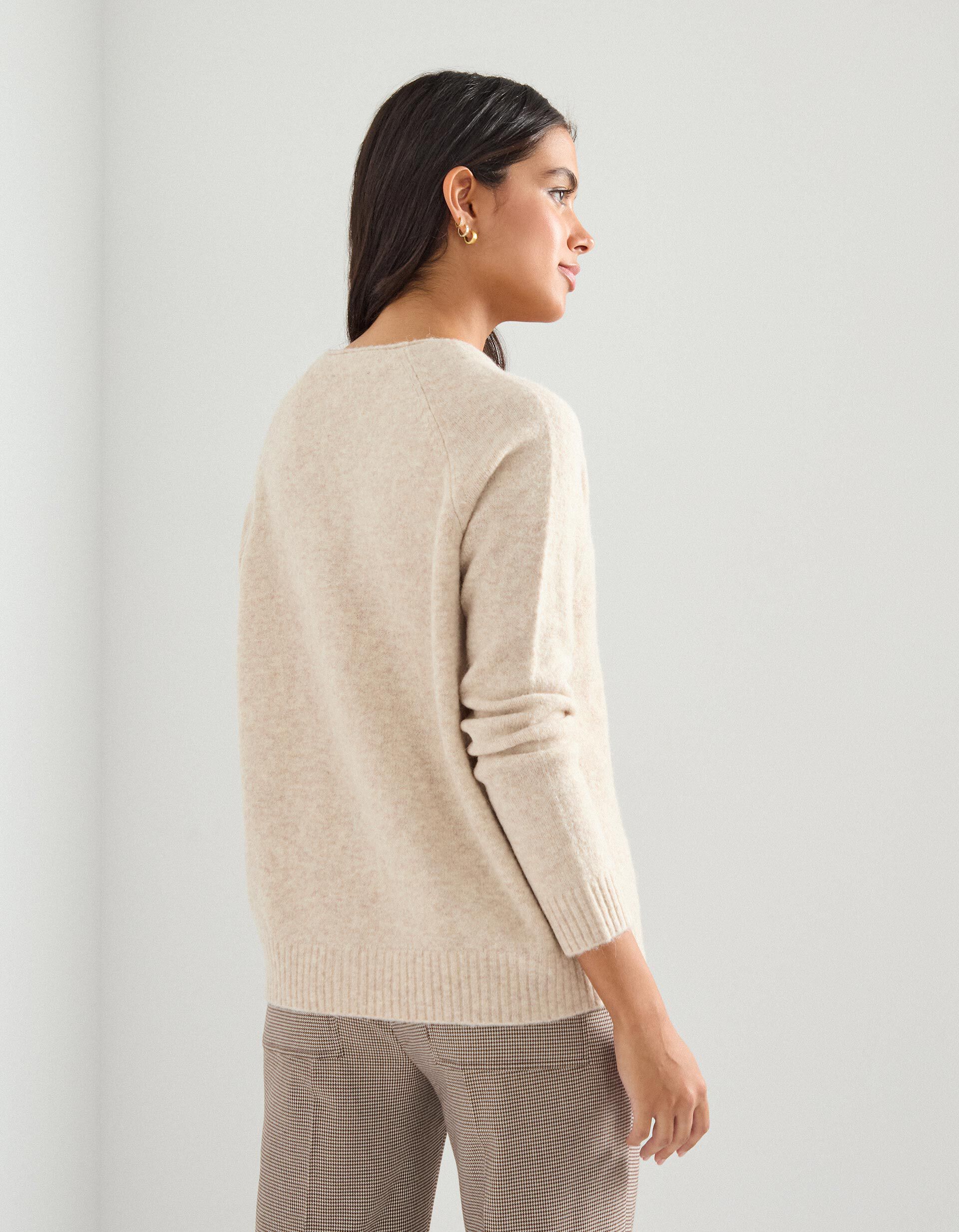 Comprar Online Casaco de Malha, Mulher, Bege Claro