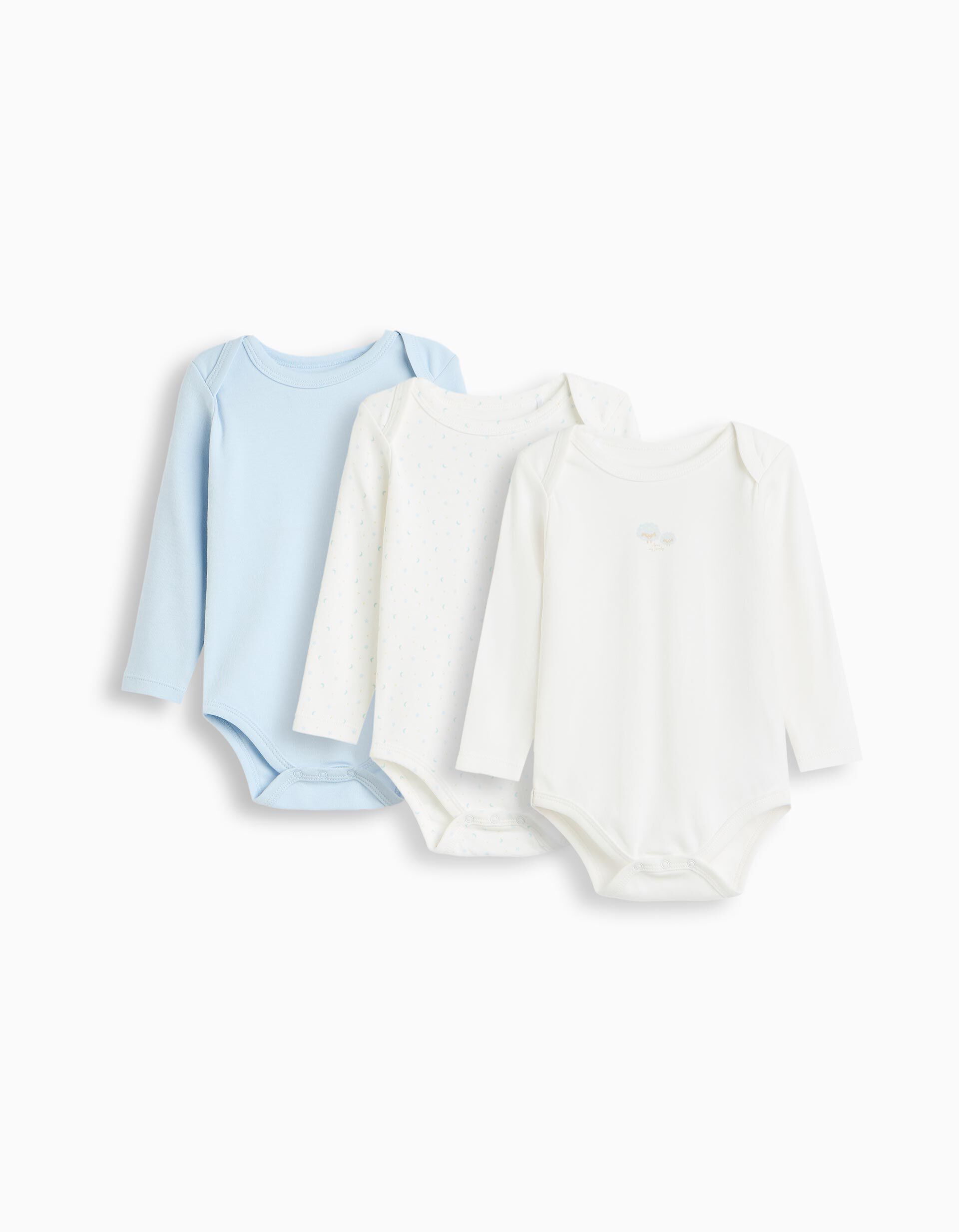 Comprar Online Pack 3 Bodies de Manga Comprida, Menino, Multicolor