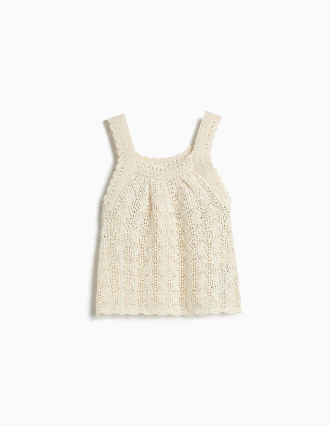 Top Crochet, Menina, Cru