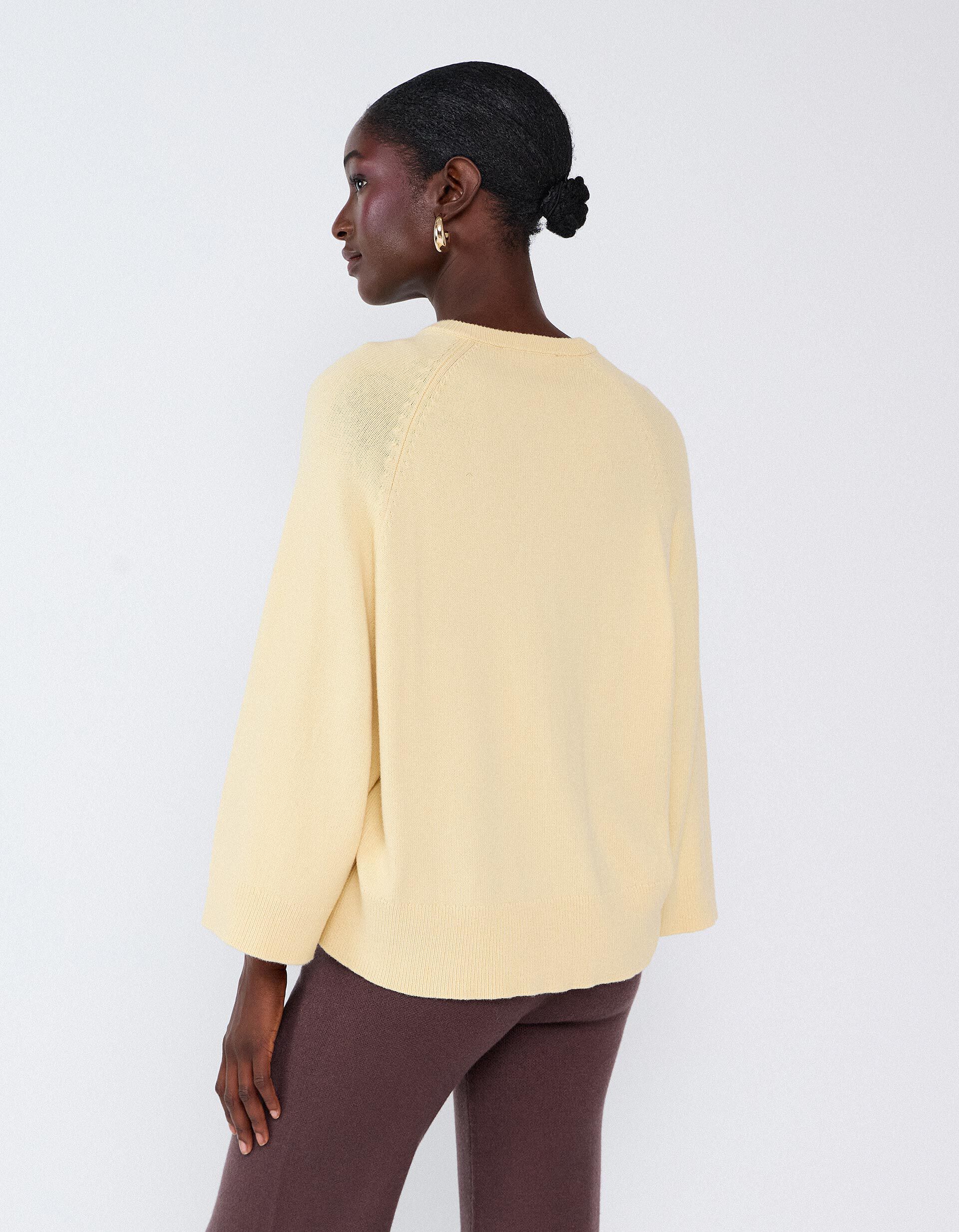 Comprar Online Camisola De Malha, Mulher, Amarelo Claro 