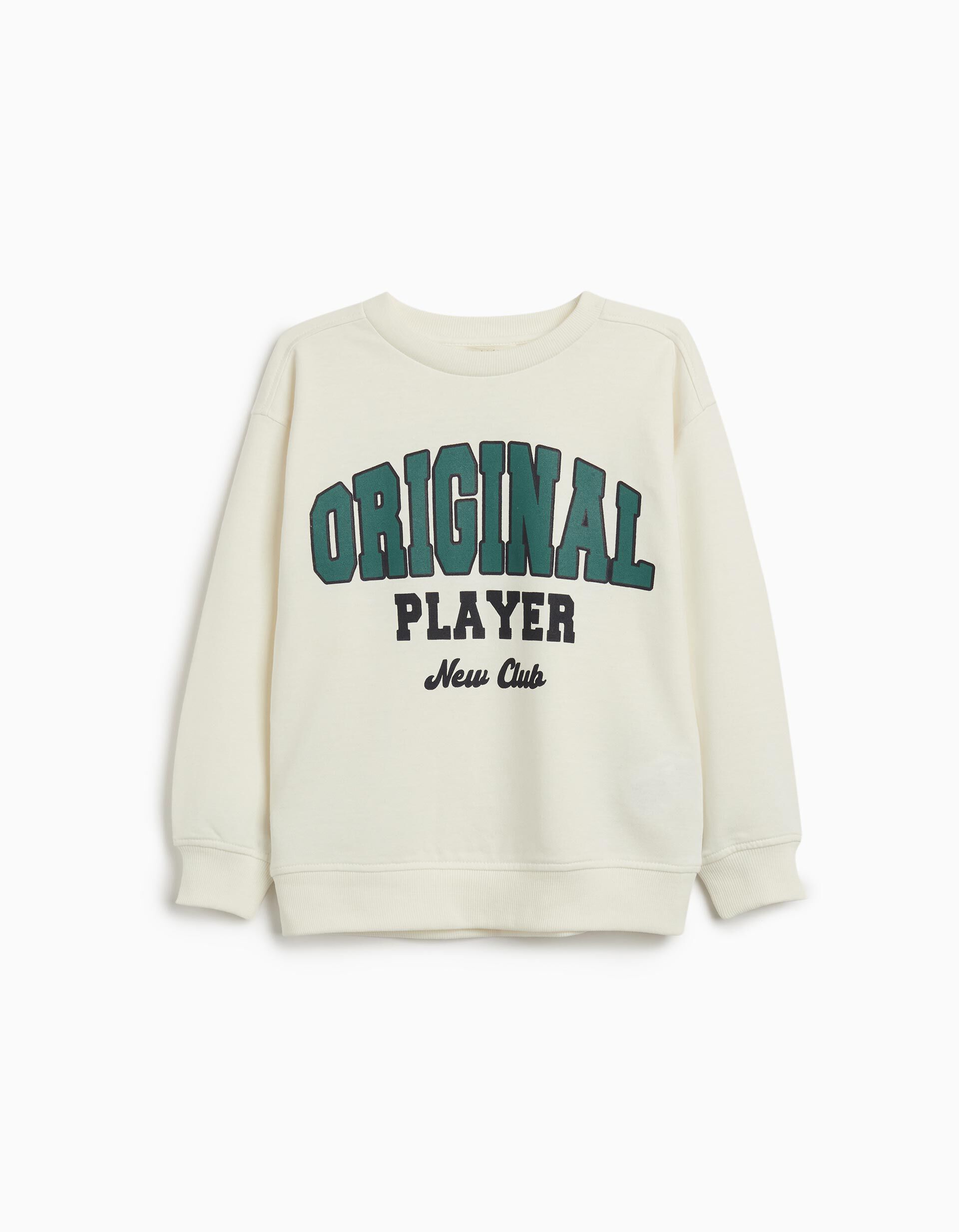 Comprar Online Sweatshirt de Felpa, Menino, Cru