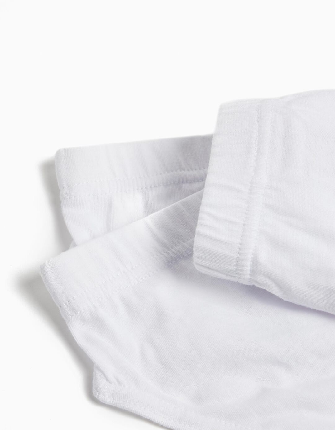 Pack 3 Plain Underpants, Boy, White