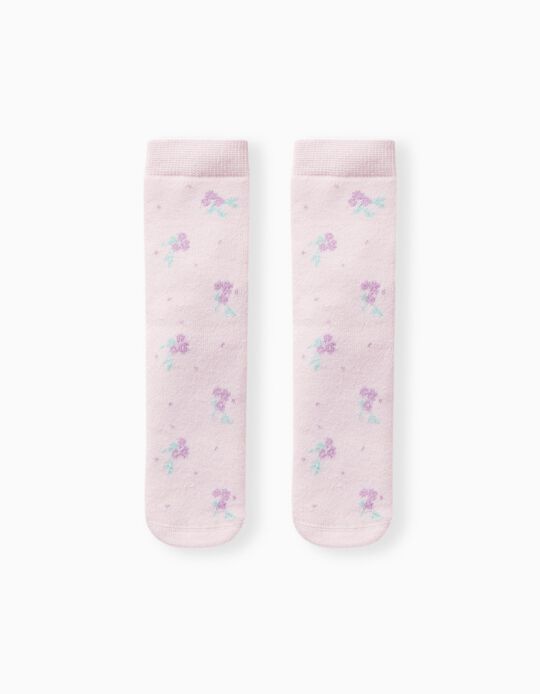 Non-Slip Socks, Girls, Pink