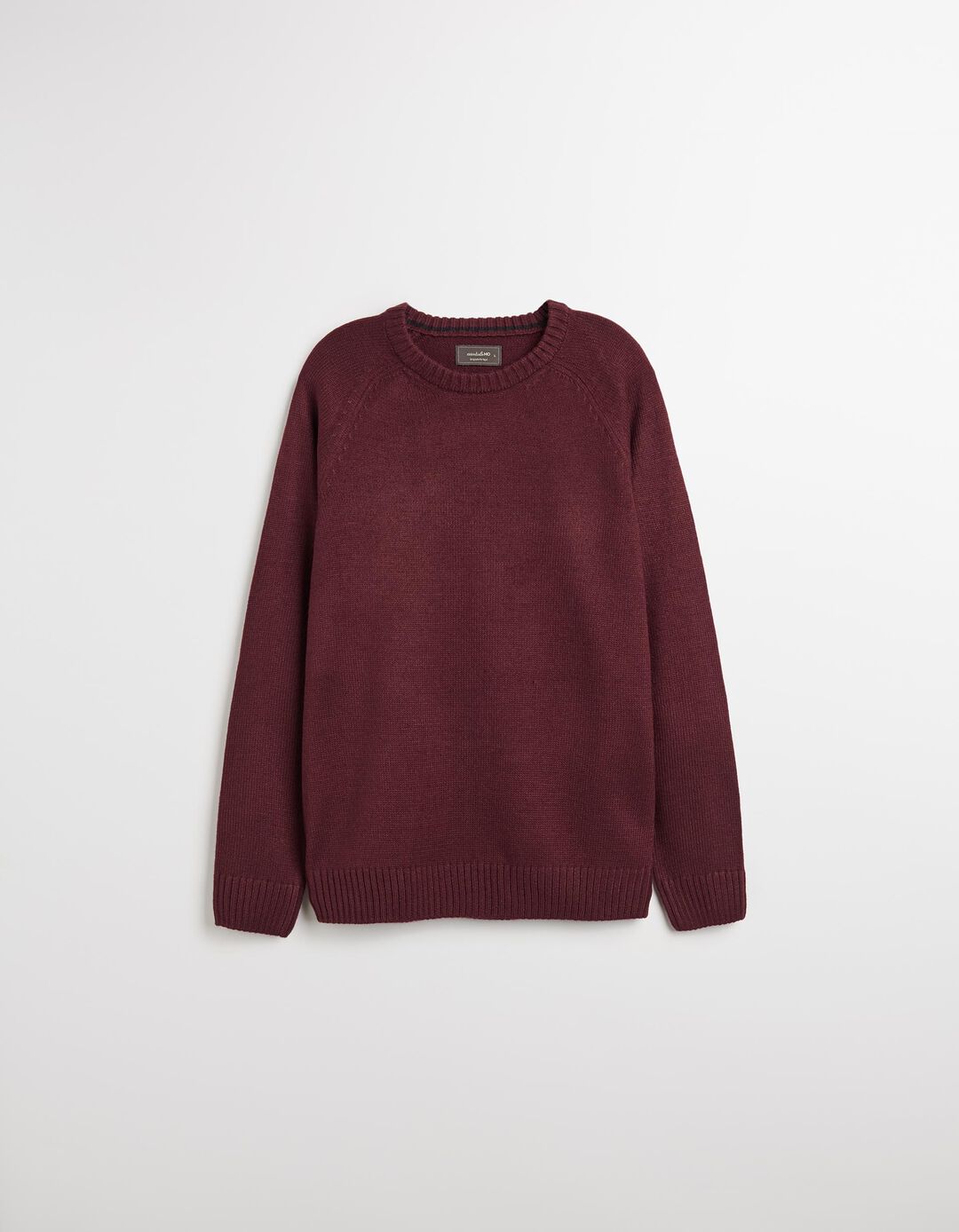 Camisola de Malha, Homem, Vermelho Escuro