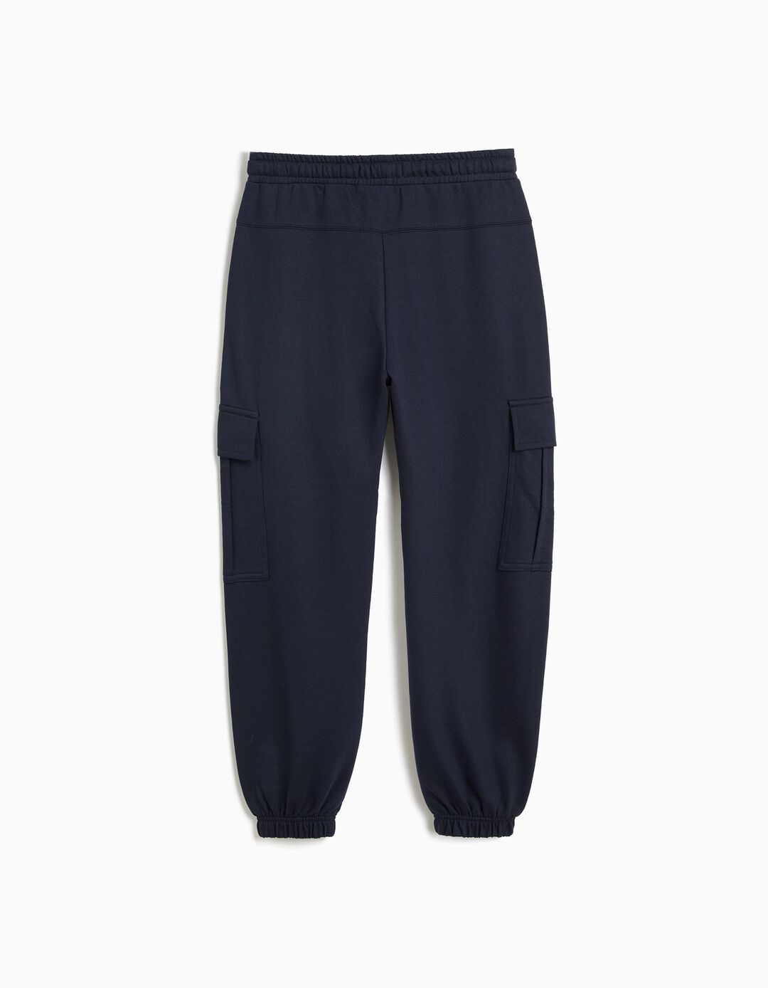 Cal&ccedil;as Jogger Em Felpa, Menino, Azul Escuro
