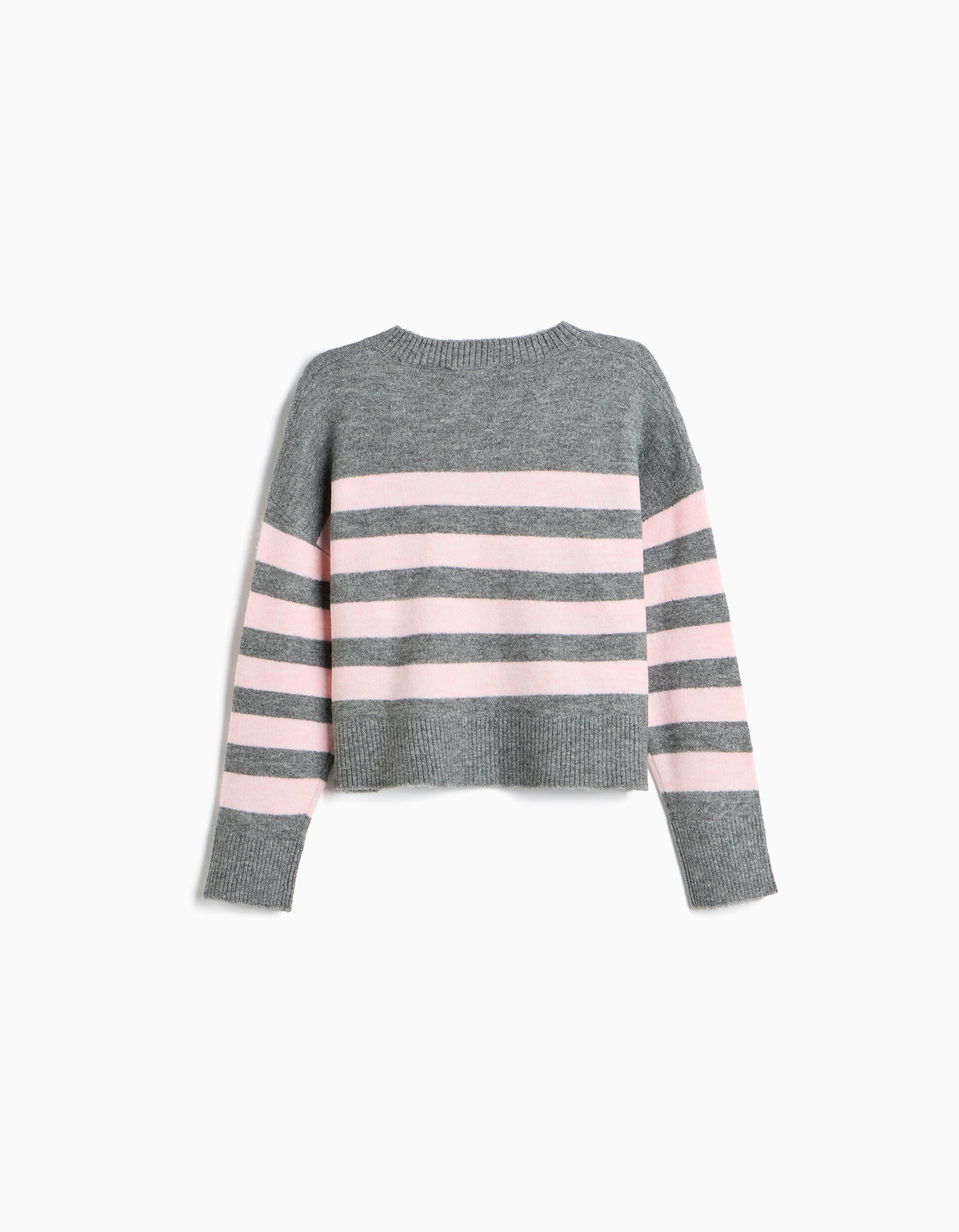 Comprar Online Camisola De Malha, Menina, Cinzento