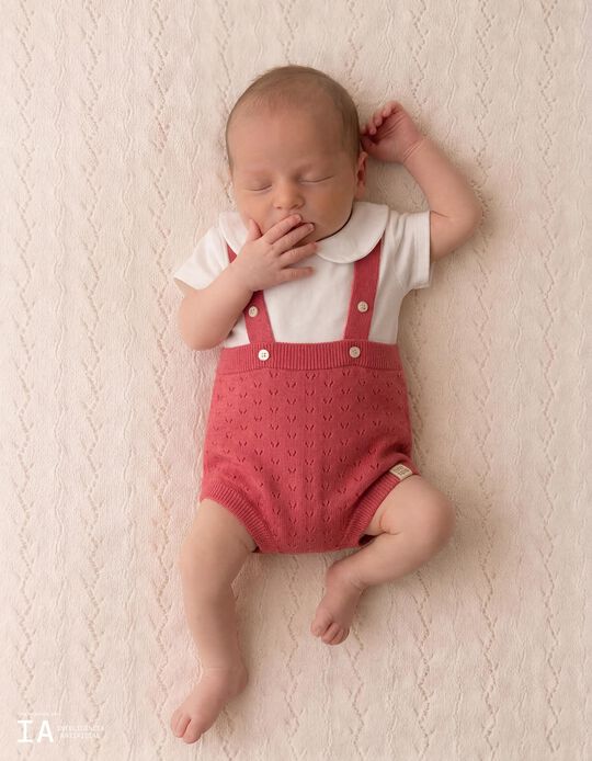 Comprar Online Cal&ccedil;&otilde;es de Malha, Rec&eacute;m-Nascido, Vermelho