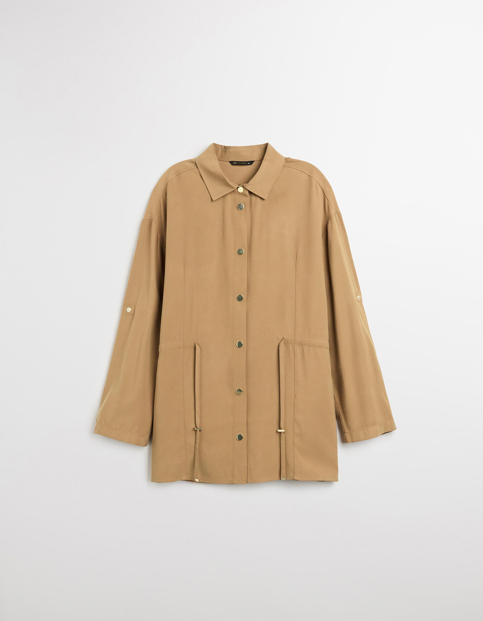 Comprar Online Sobrecamisa em Liocel, Mulher, Bege 