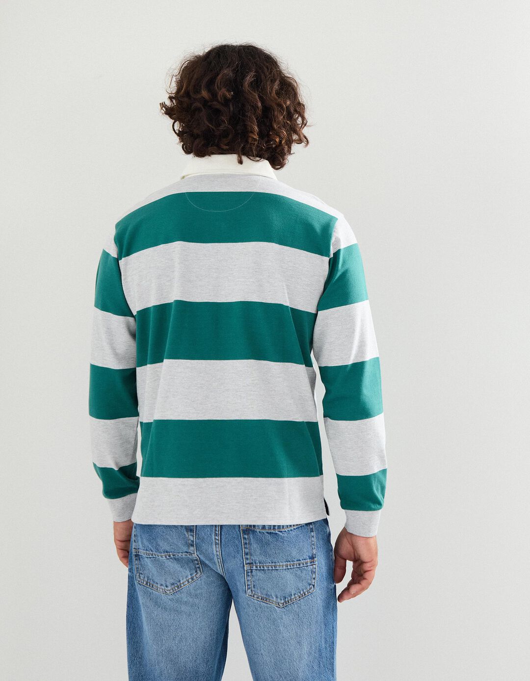 Polo Jersey, Homem, Verde Escuro