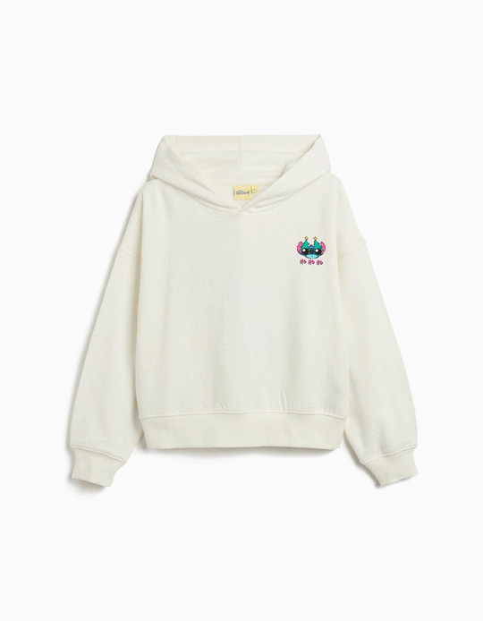 Comprar Online Sweatshirt Capuz 'Stitch' ©Disney, Menina, Branco