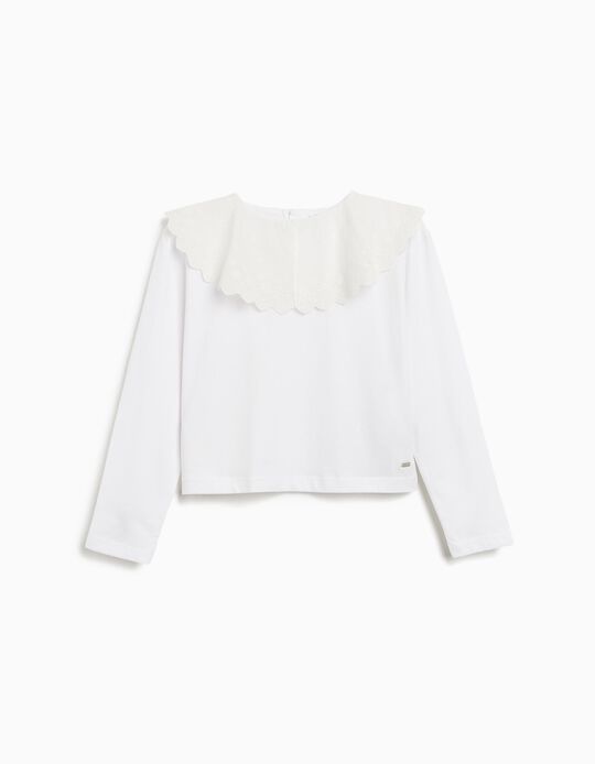 Comprar Online T-shirt Manga Comprida, Menina, Branco