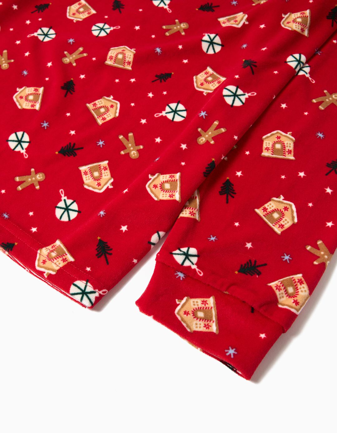 Pijama Polar de Natal, Menino, Vermelho