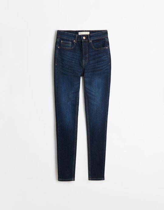 Comprar Online Cal&ccedil;as Skinny Fit, Mulher, Azul Escuro