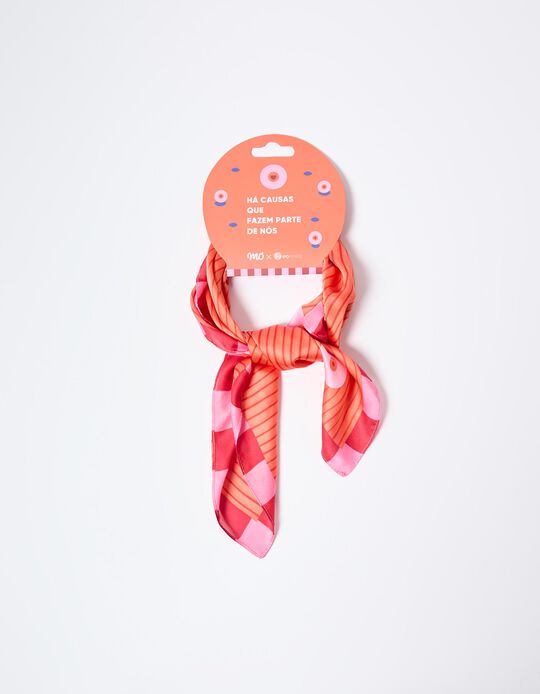 Comprar Online Lenço Solidário, Mulher, Rosa